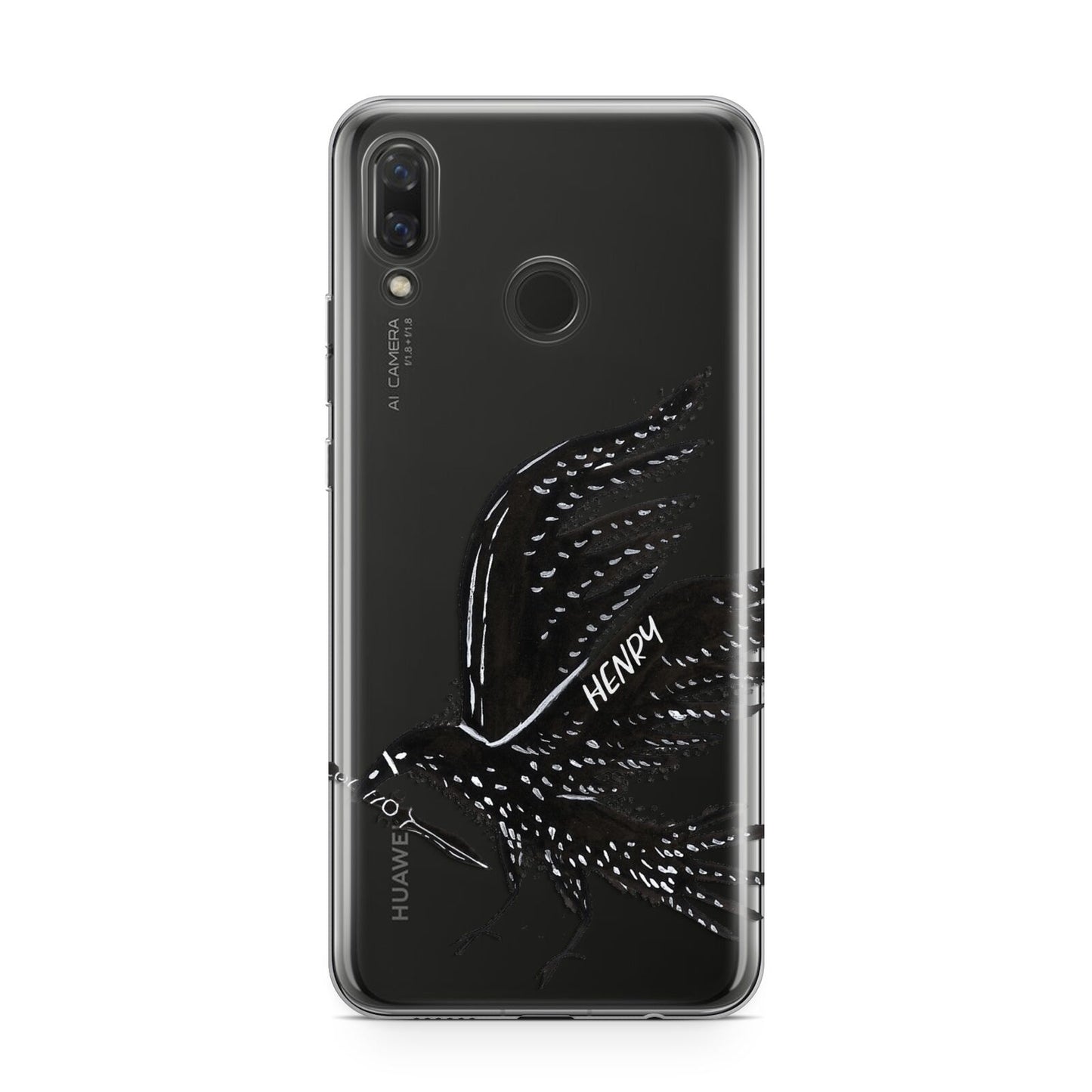 Black Crow Personalised Huawei Nova 3 Phone Case