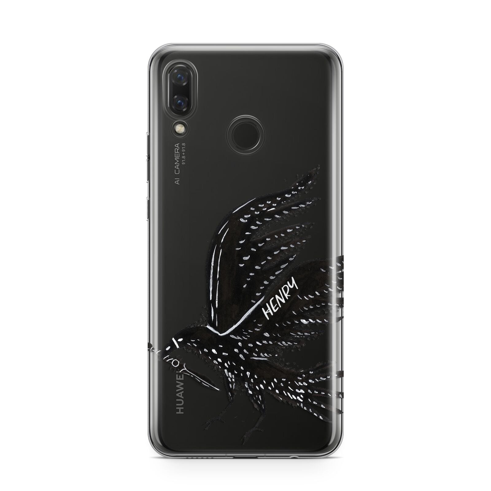 Black Crow Personalised Huawei Nova 3 Phone Case