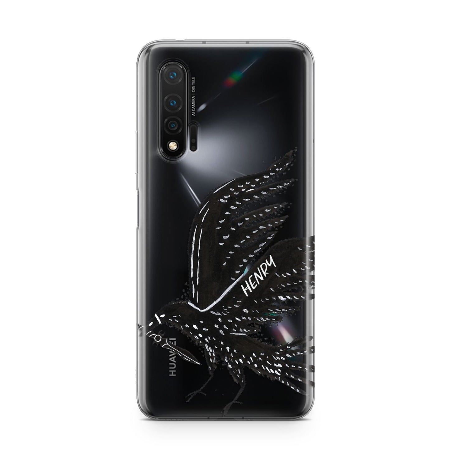 Black Crow Personalised Huawei Nova 6 Phone Case