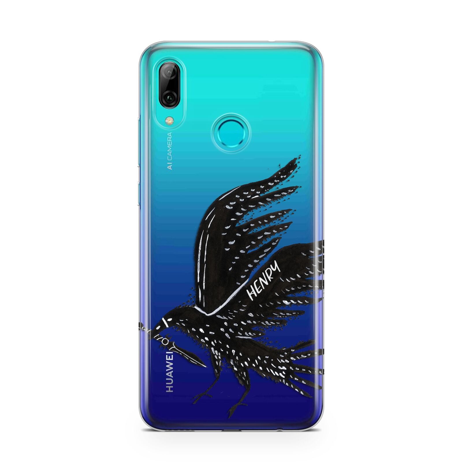 Black Crow Personalised Huawei P Smart 2019 Case