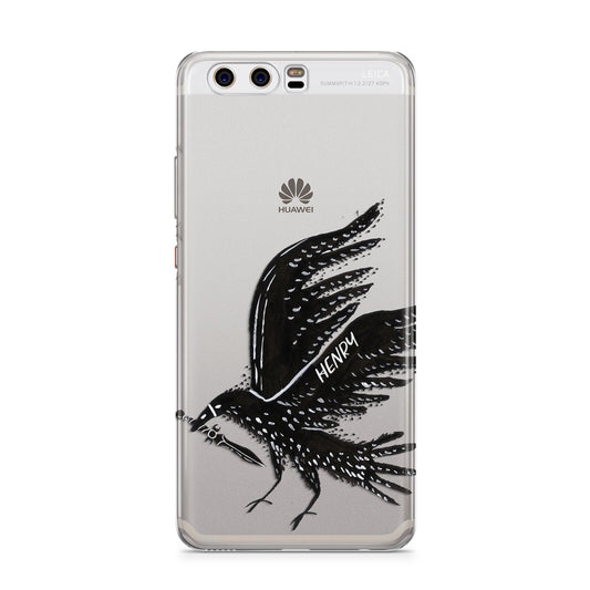 Black Crow Personalised Huawei P10 Phone Case