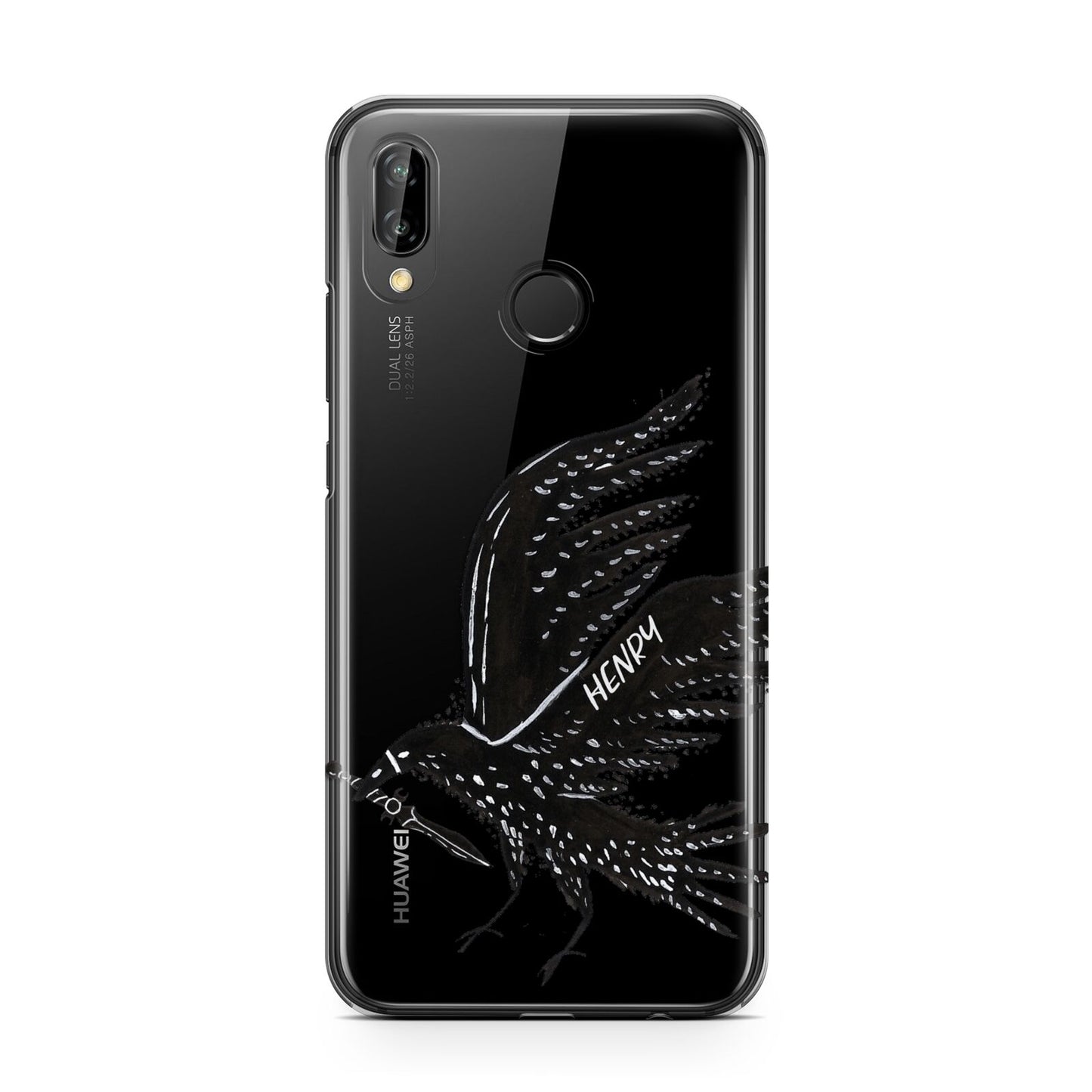 Black Crow Personalised Huawei P20 Lite Phone Case