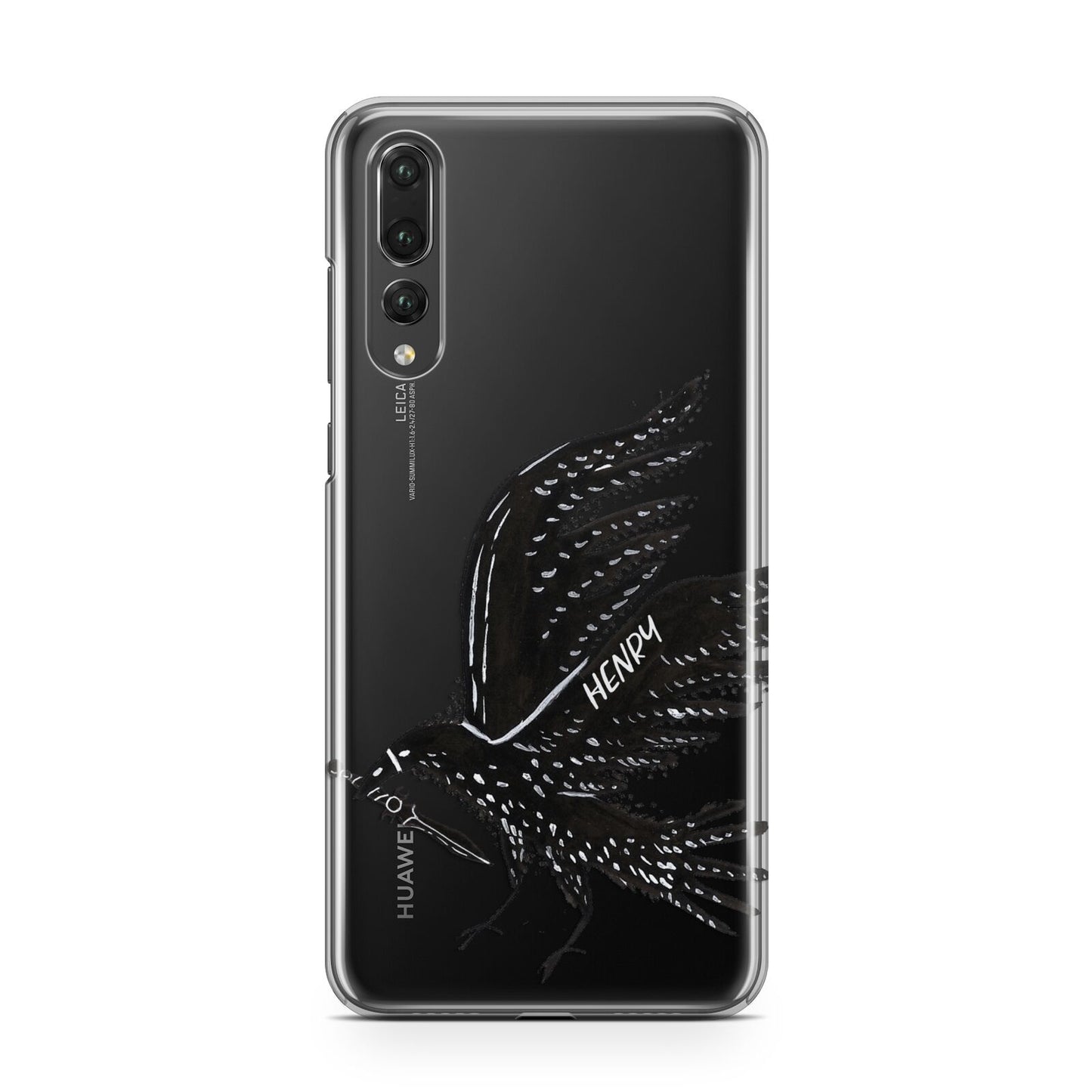 Black Crow Personalised Huawei P20 Pro Phone Case