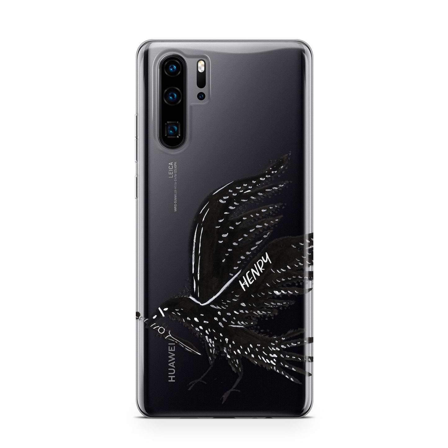 Black Crow Personalised Huawei P30 Pro Phone Case