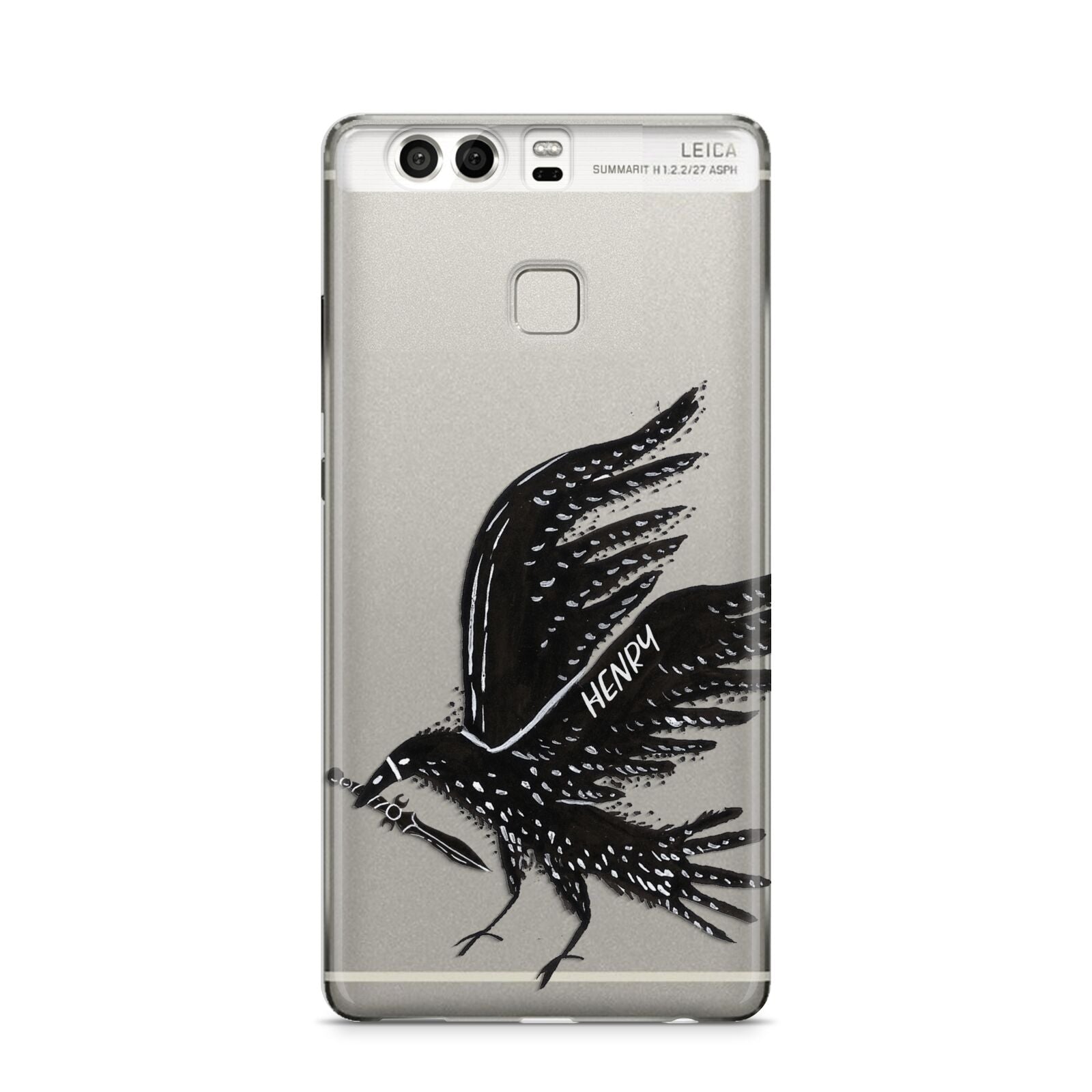 Black Crow Personalised Huawei P9 Case