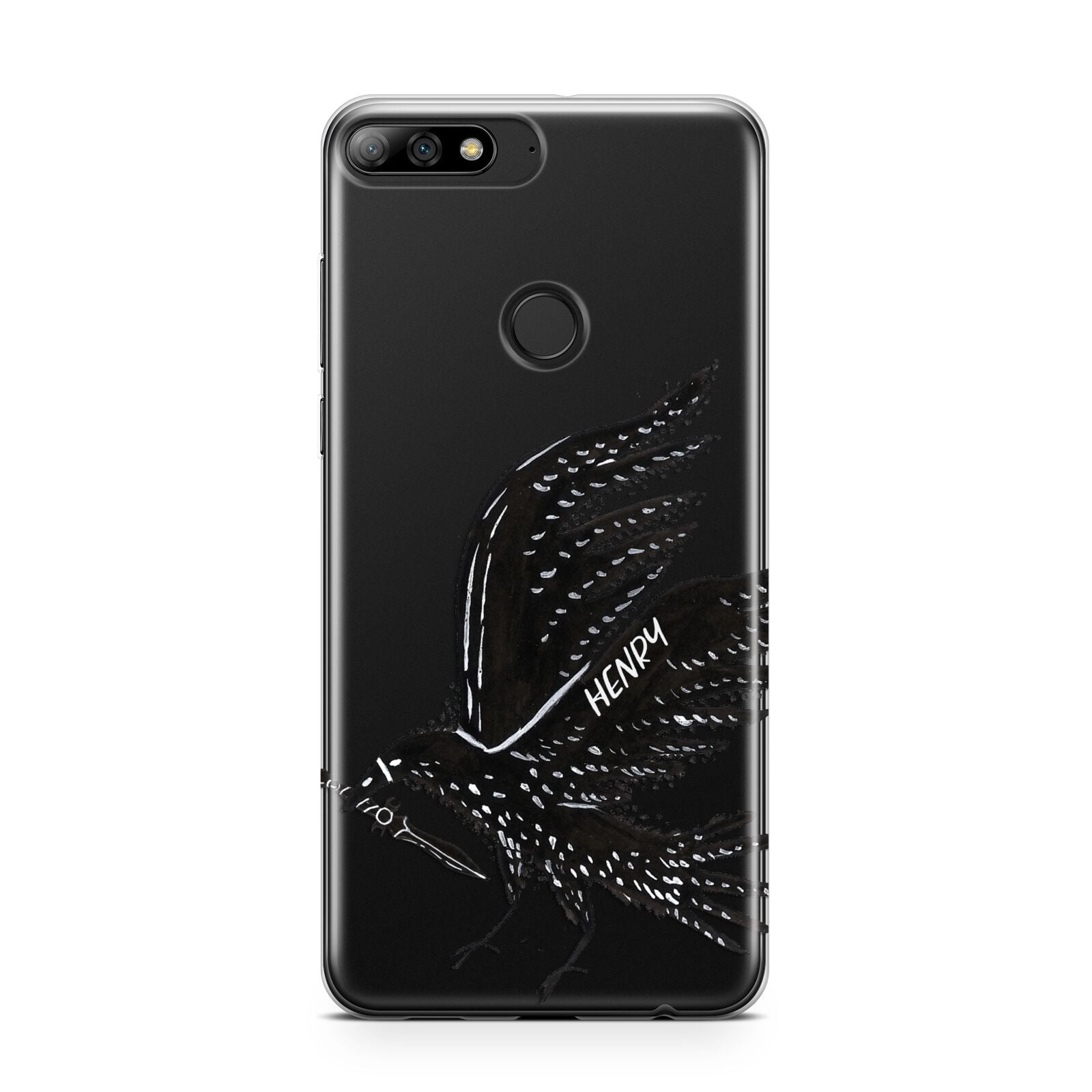 Black Crow Personalised Huawei Y7 2018