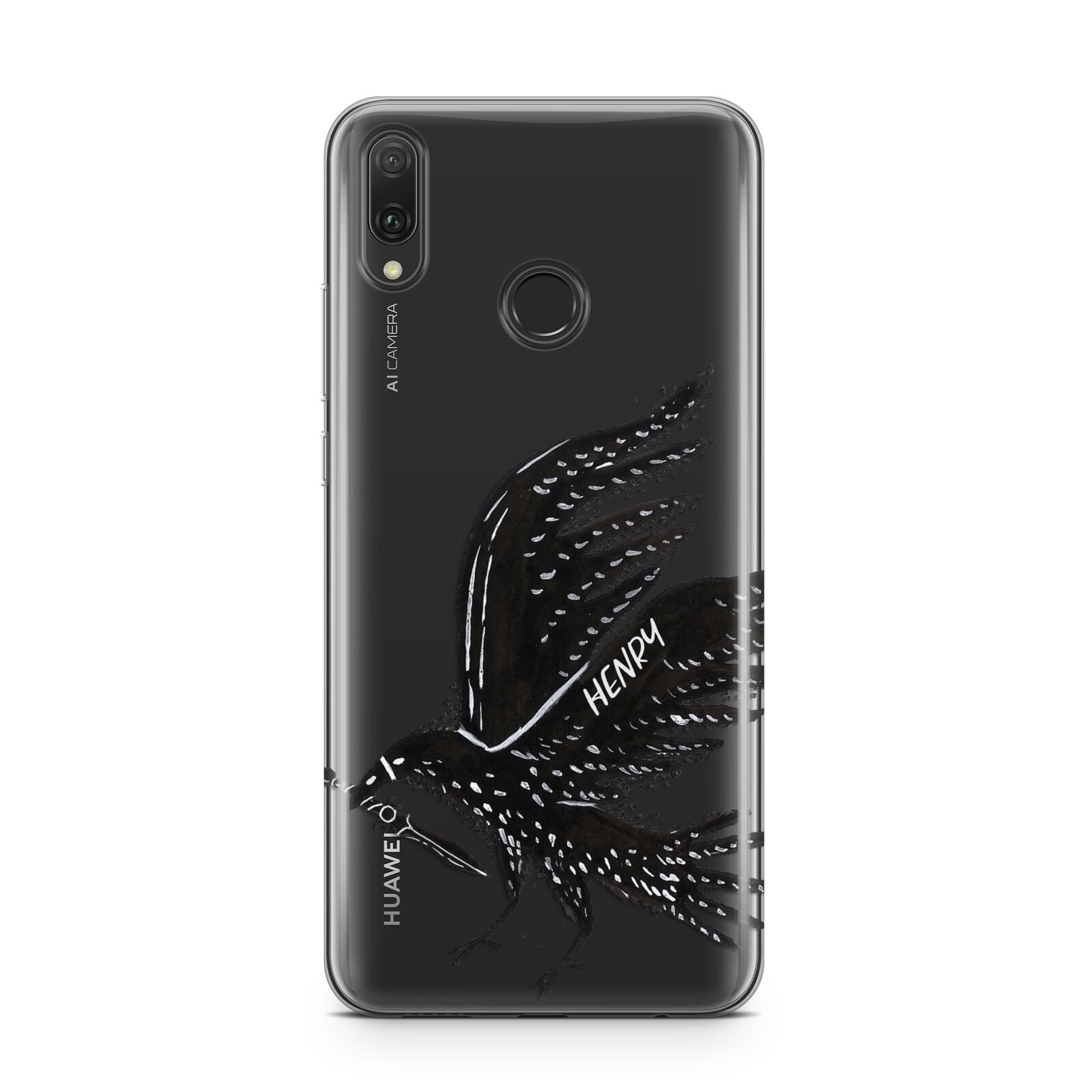 Black Crow Personalised Huawei Y9 2019