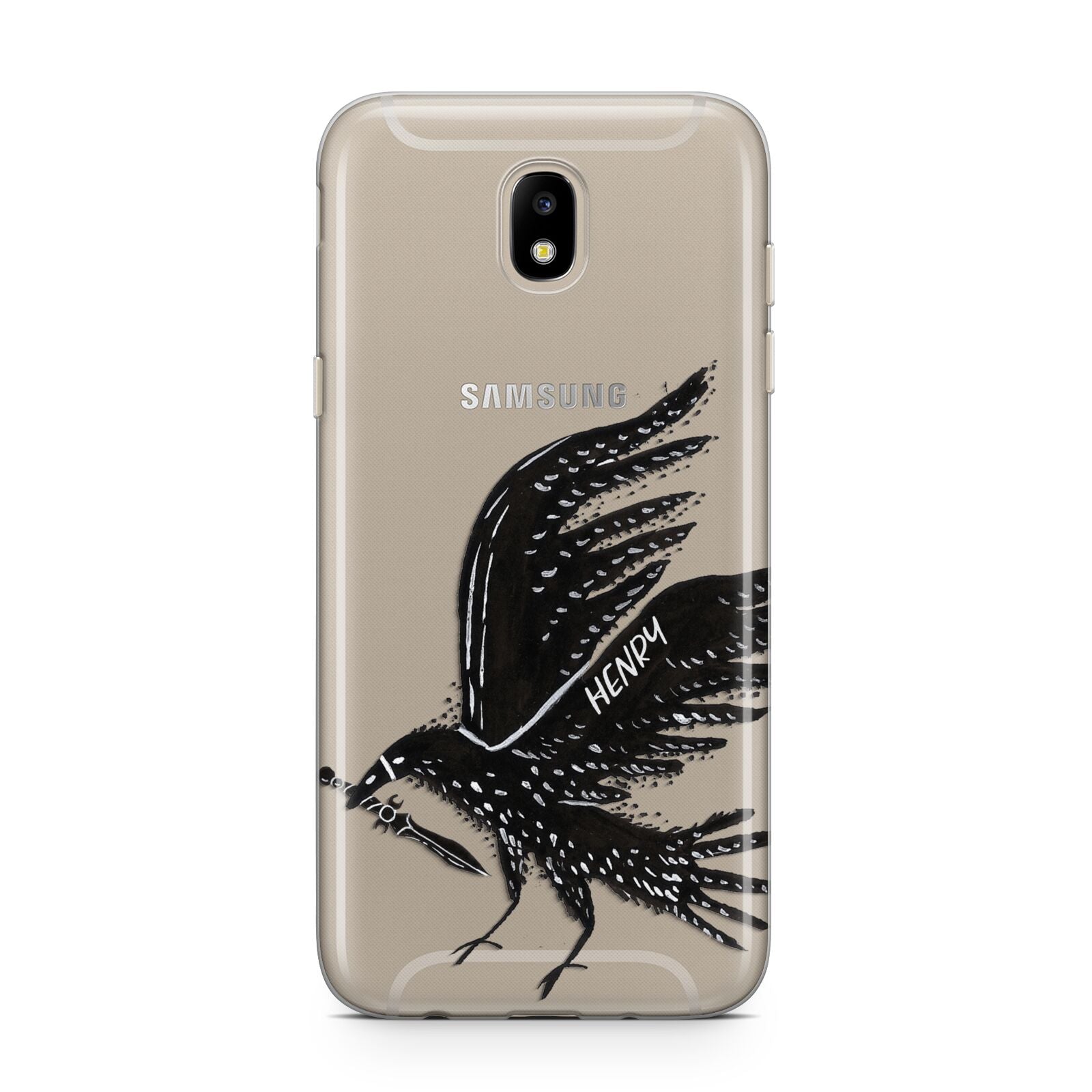 Black Crow Personalised Samsung J5 2017 Case