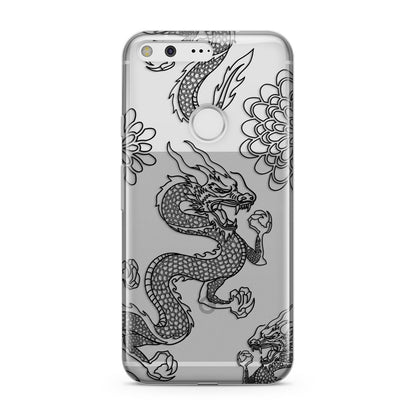 Black Dragon Google Pixel Case