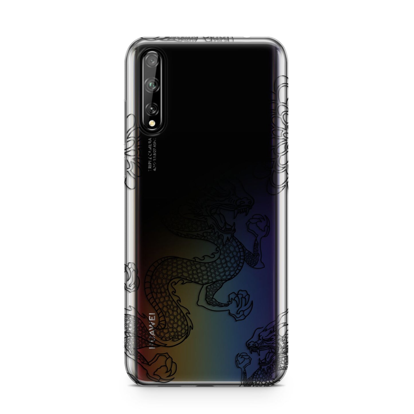 Black Dragon Huawei Enjoy 10s Phone Case