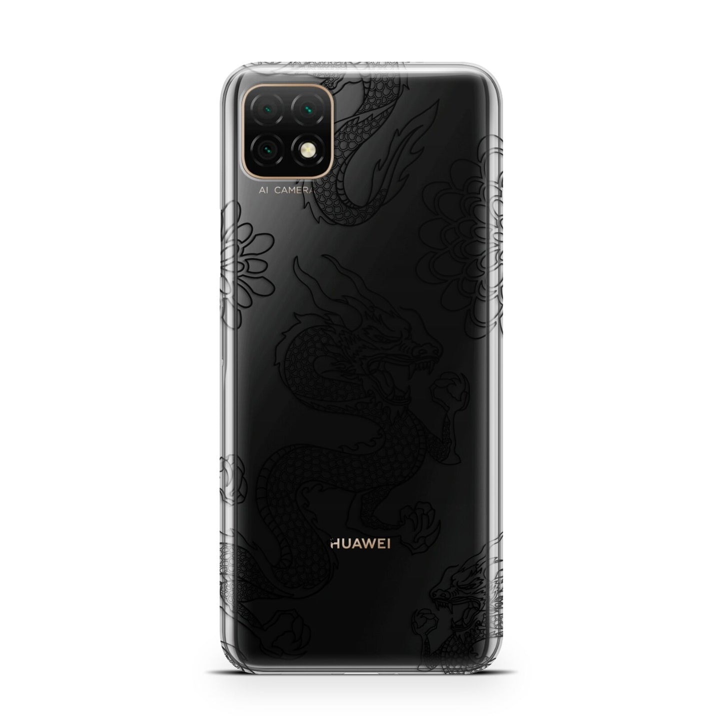 Black Dragon Huawei Enjoy 20 Phone Case