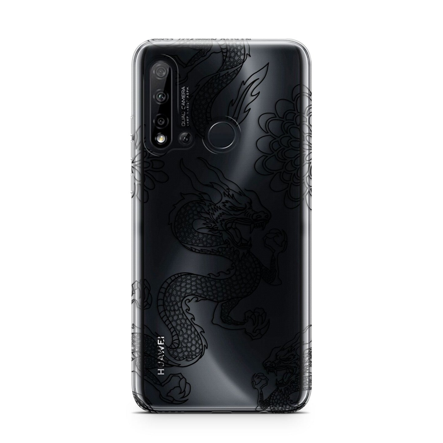 Black Dragon Huawei P20 Lite 5G Phone Case