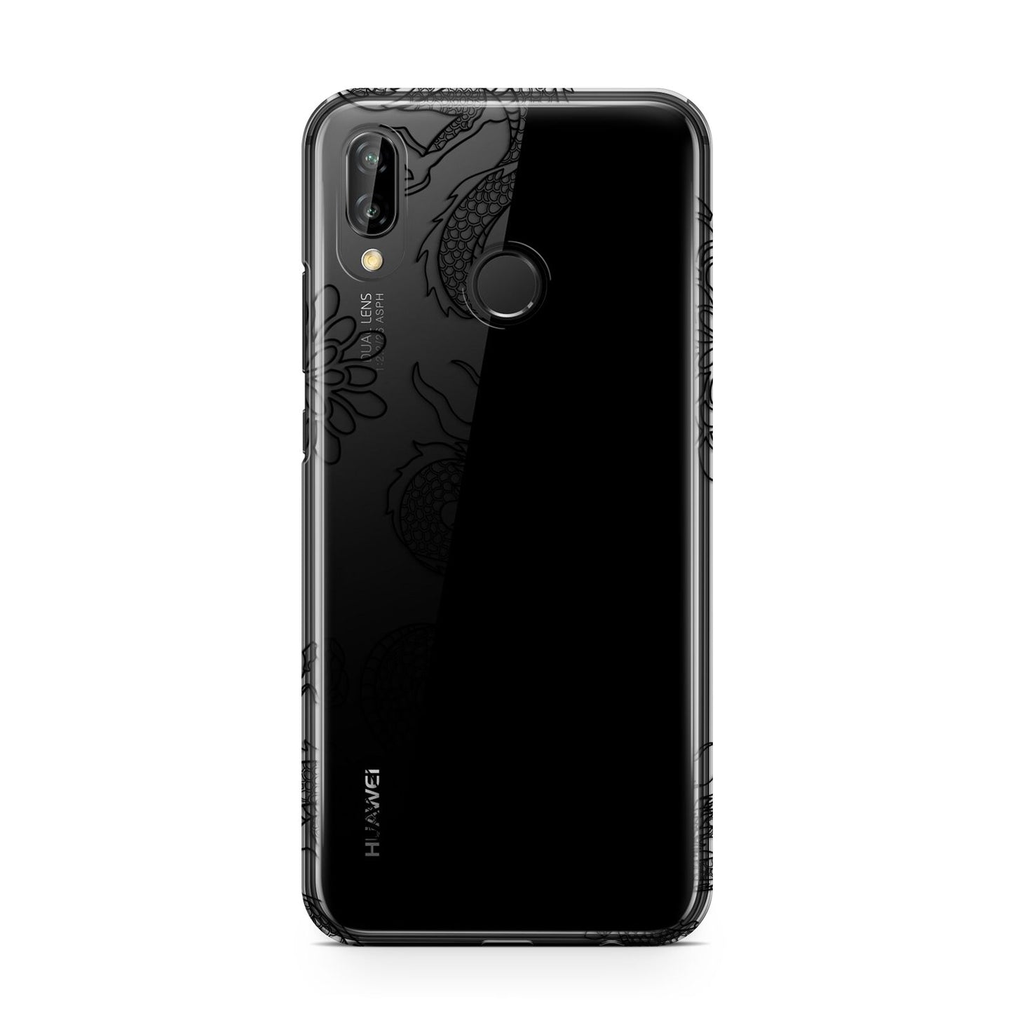 Black Dragon Huawei P20 Lite Phone Case