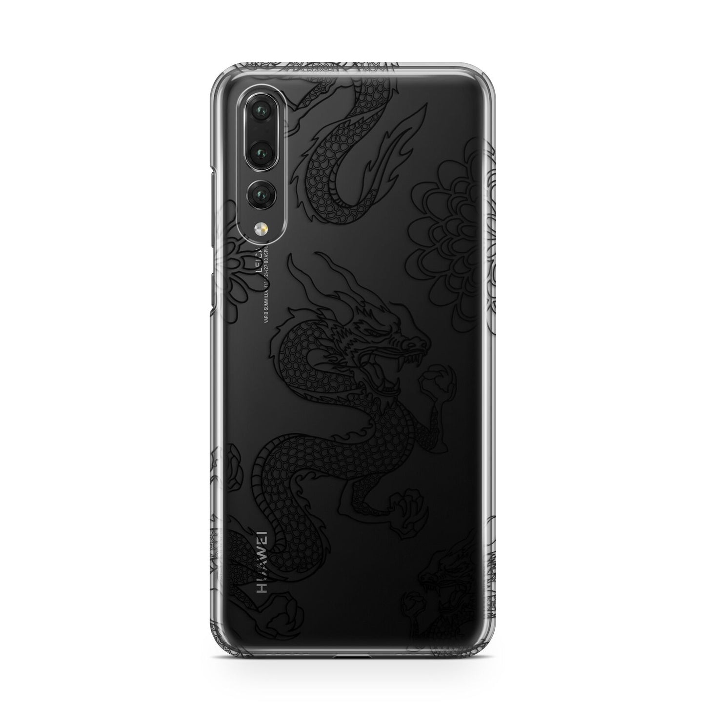 Black Dragon Huawei P20 Pro Phone Case