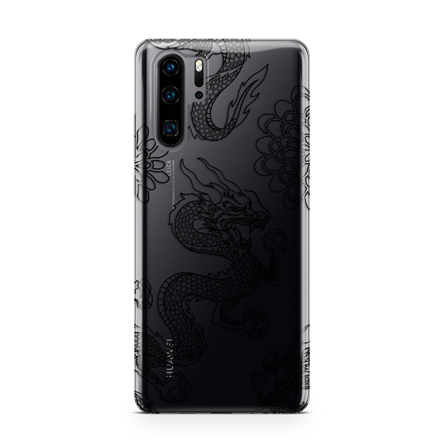 Black Dragon Huawei P30 Pro Phone Case