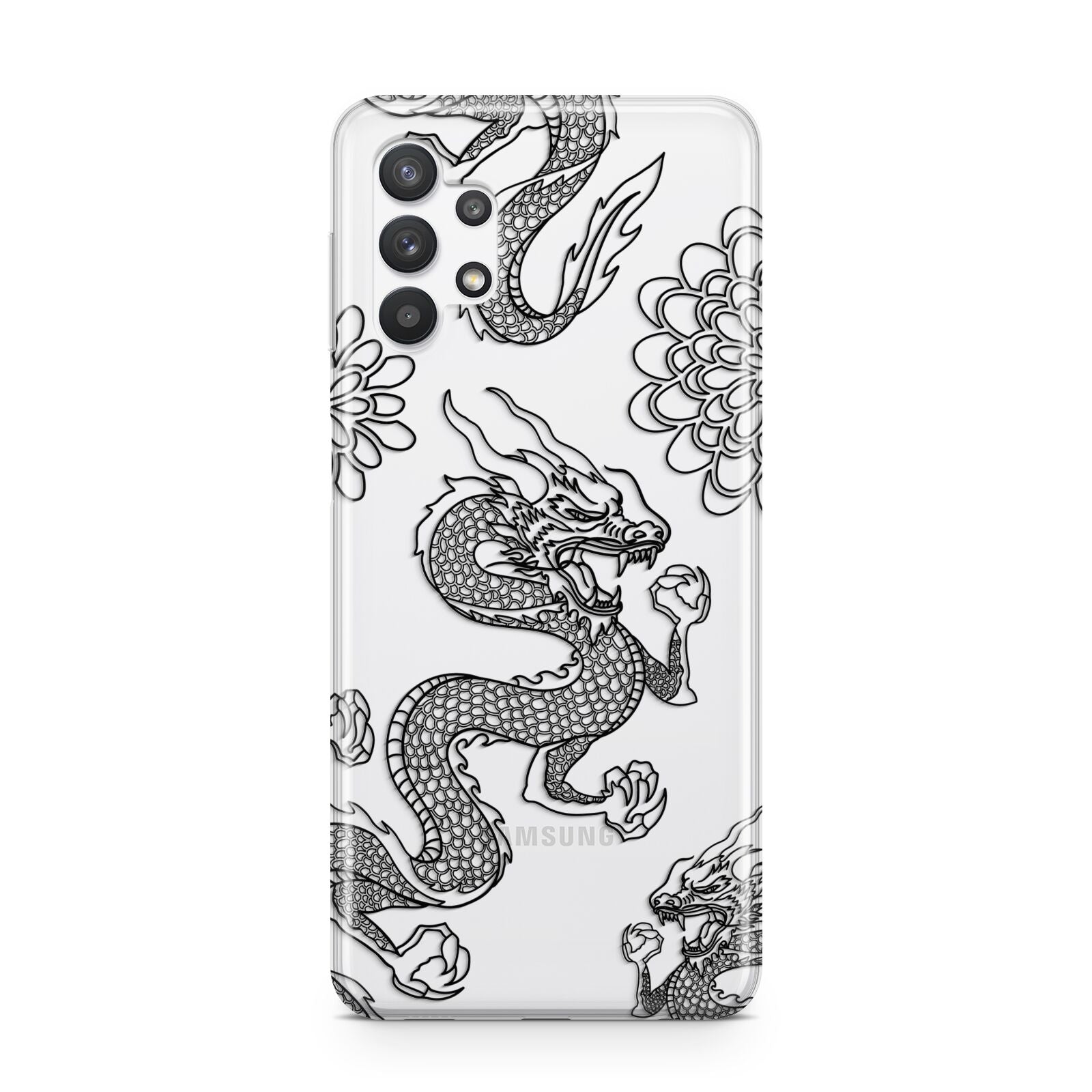 Black Dragon Samsung A32 5G Case