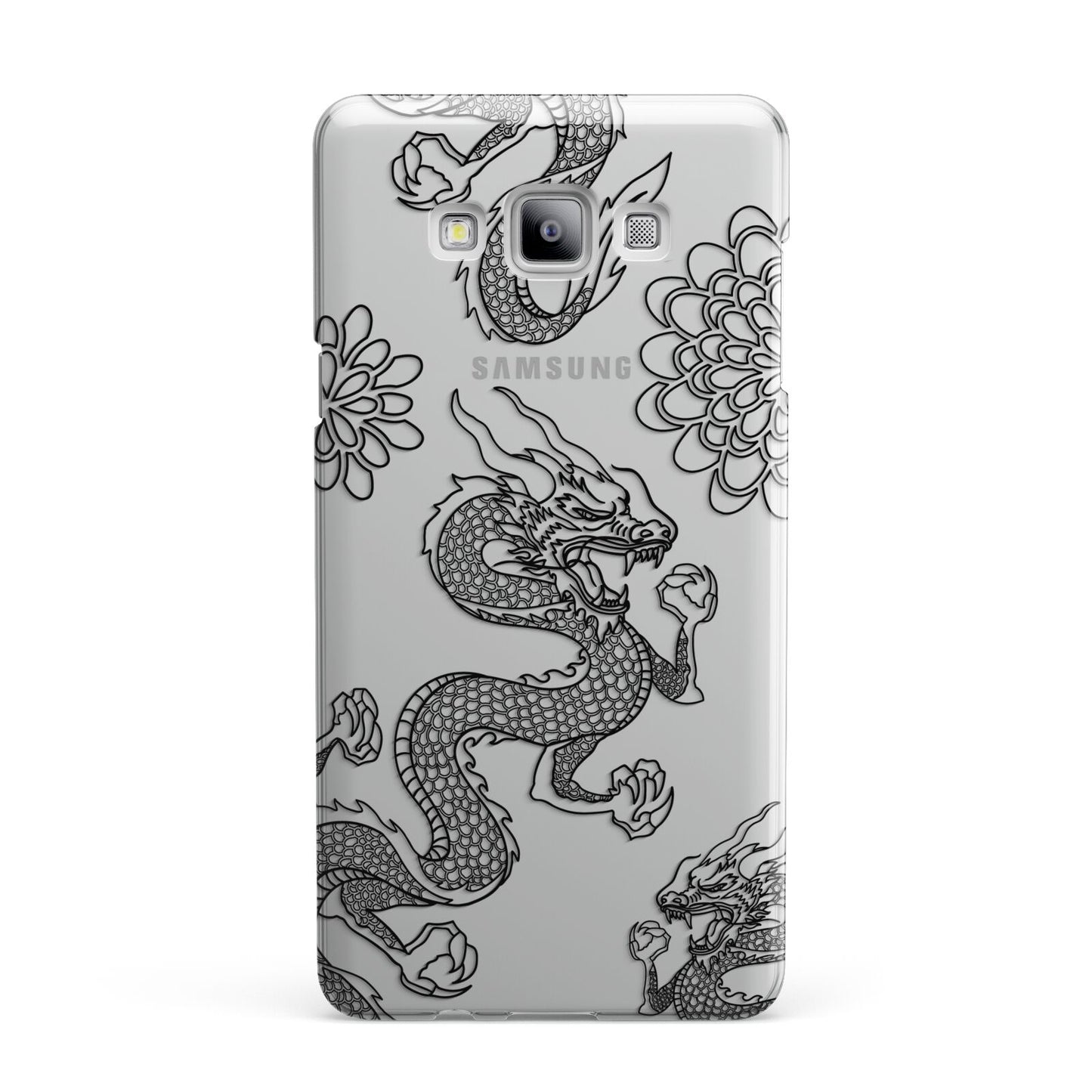 Black Dragon Samsung Galaxy A7 2015 Case