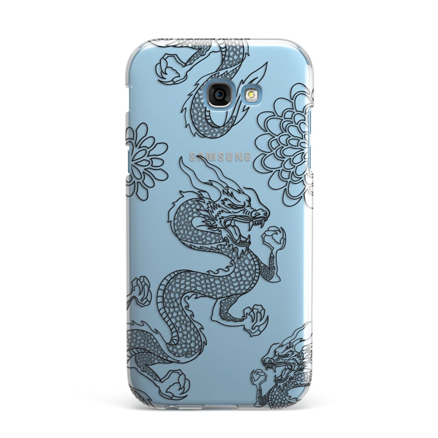 Black Dragon Samsung Galaxy A7 2017 Case