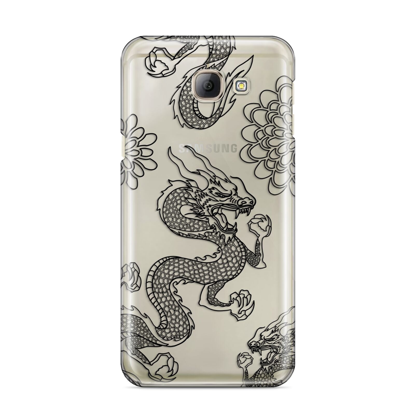 Black Dragon Samsung Galaxy A8 2016 Case