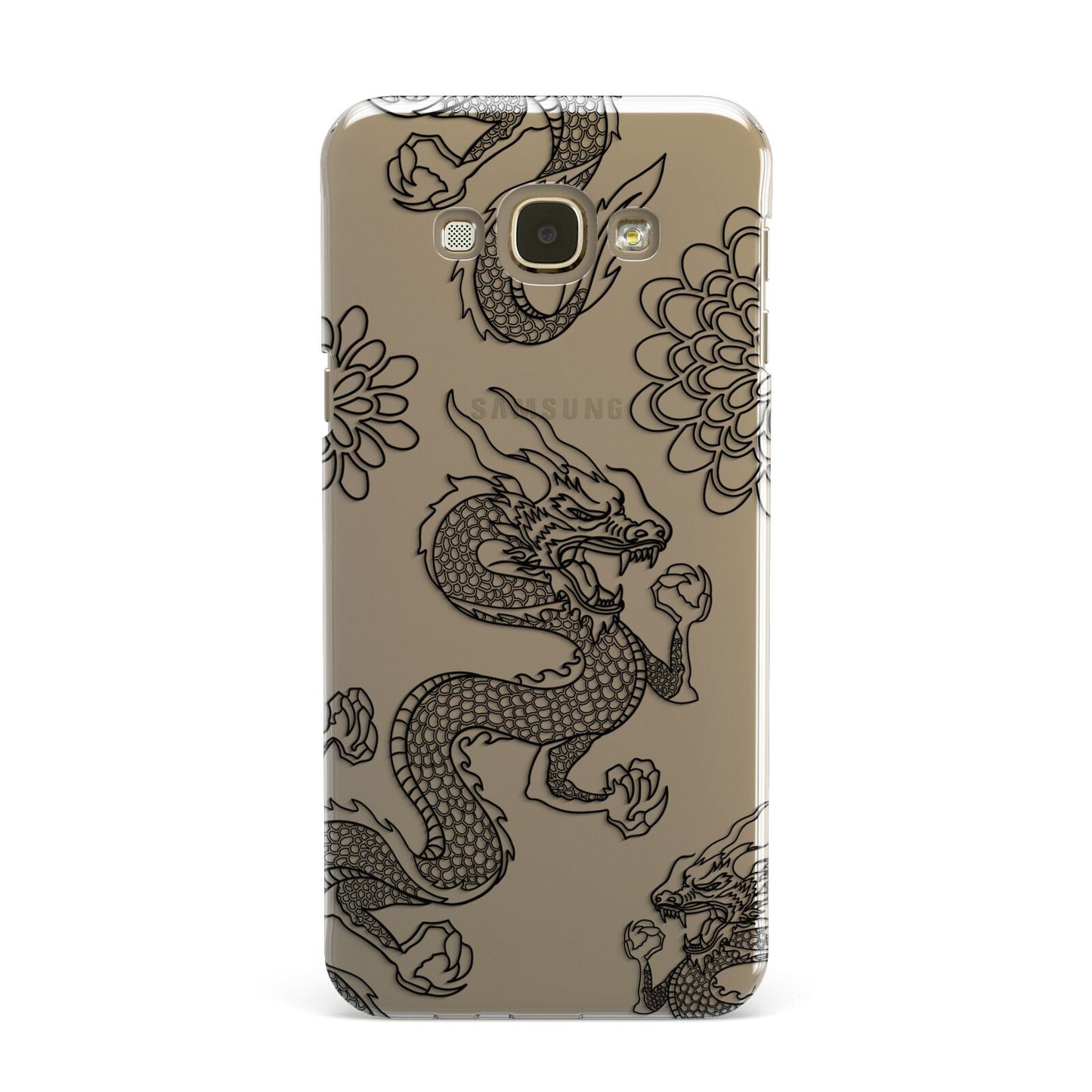 Black Dragon Samsung Galaxy A8 Case