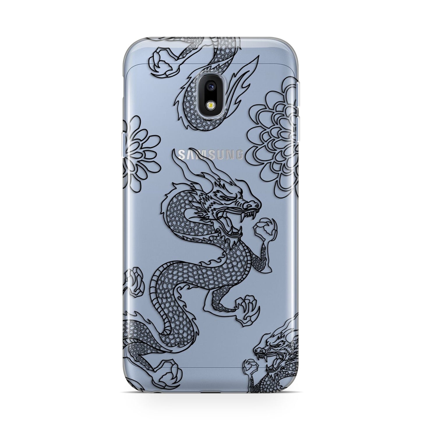 Black Dragon Samsung Galaxy J3 2017 Case