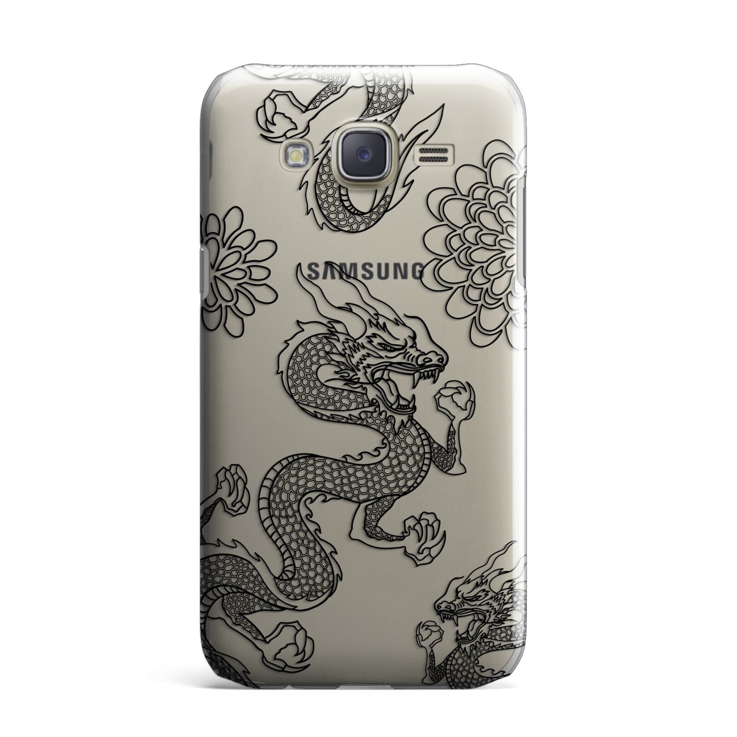 Black Dragon Samsung Galaxy J7 Case