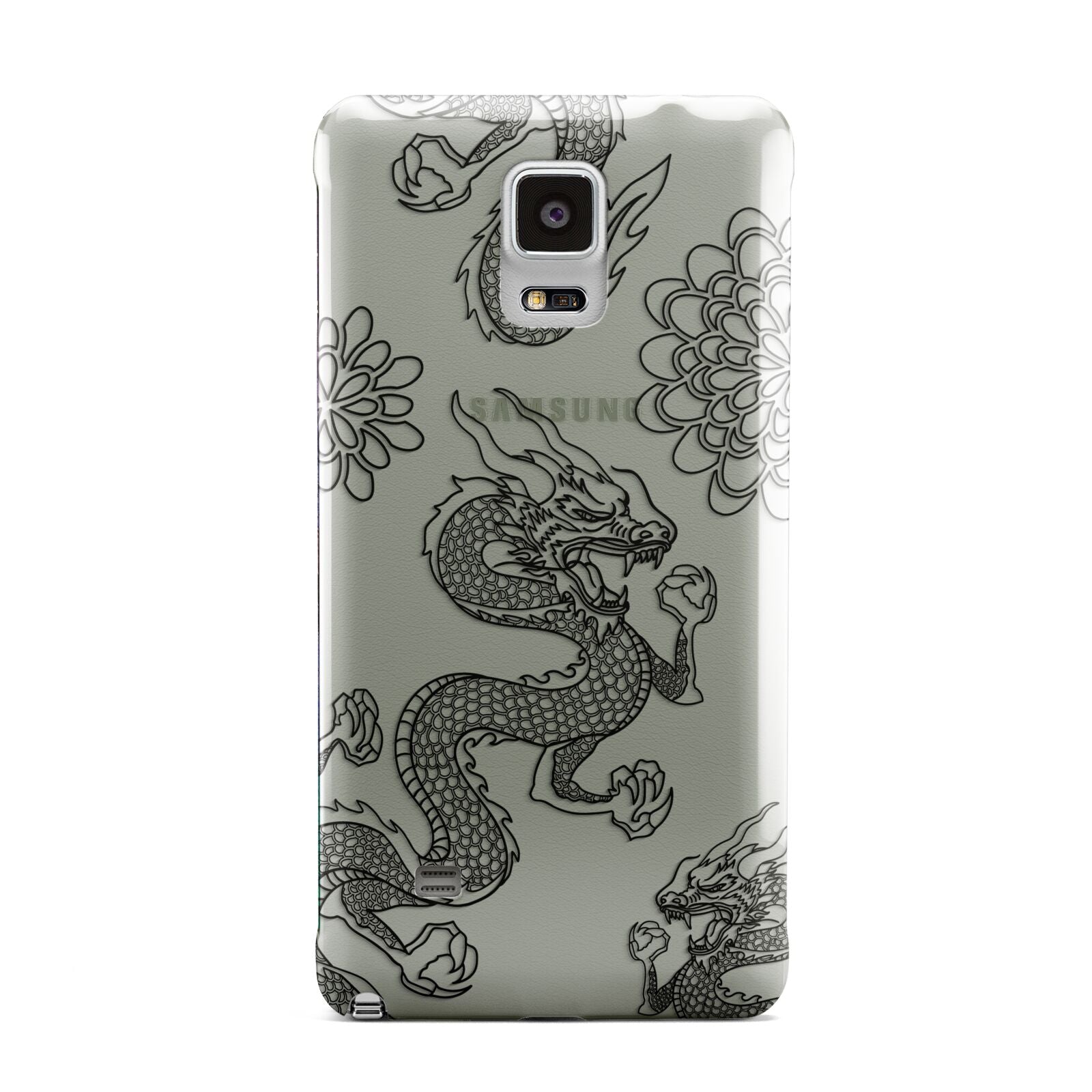 Black Dragon Samsung Galaxy Note 4 Case