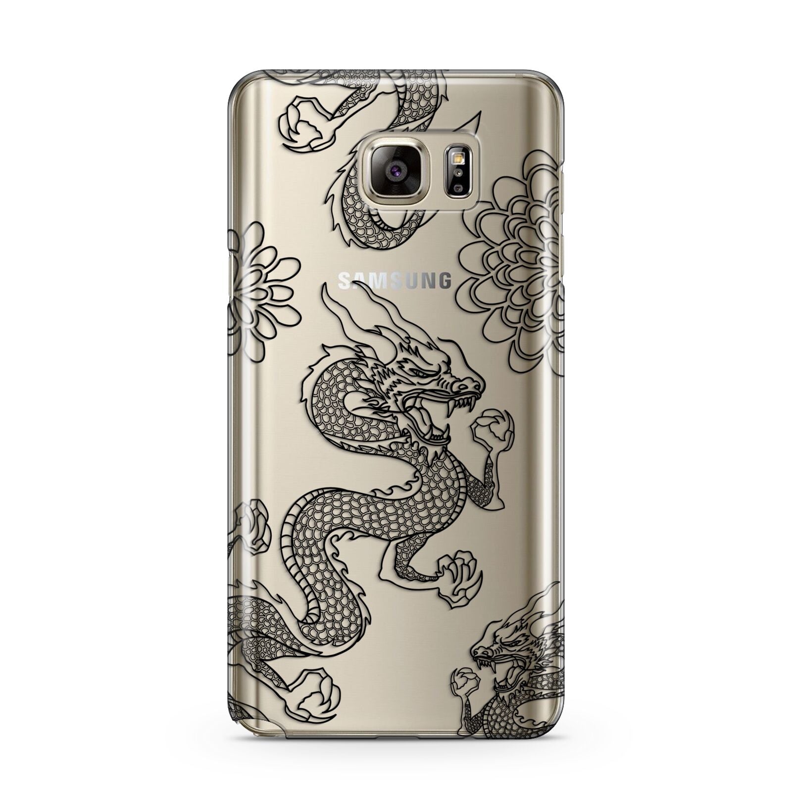 Black Dragon Samsung Galaxy Note 5 Case