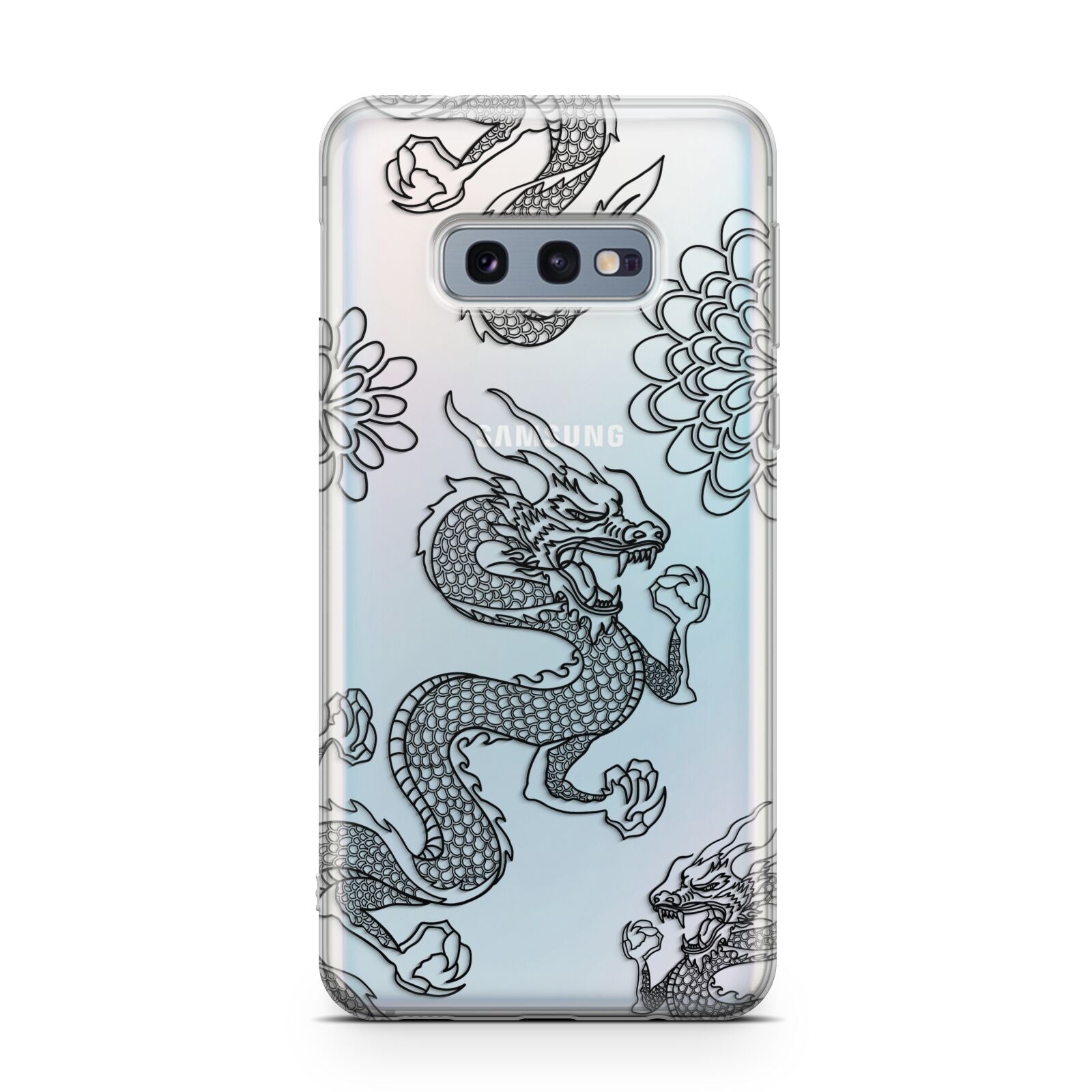 Black Dragon Samsung Galaxy S10E Case