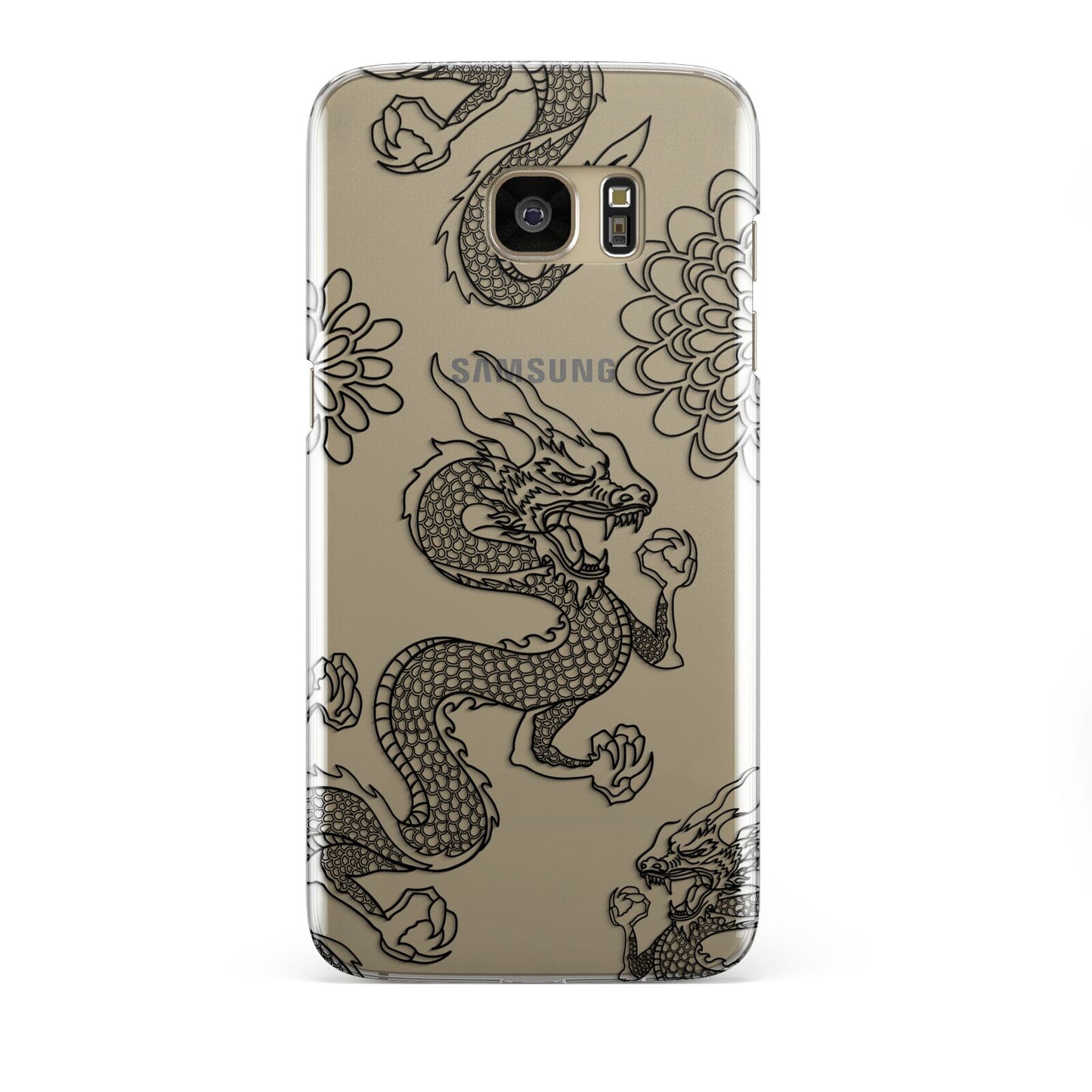 Black Dragon Samsung Galaxy S7 Edge Case