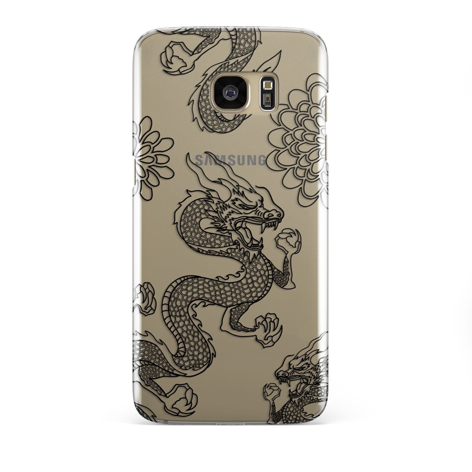 Black Dragon Samsung Galaxy S7 Edge Case