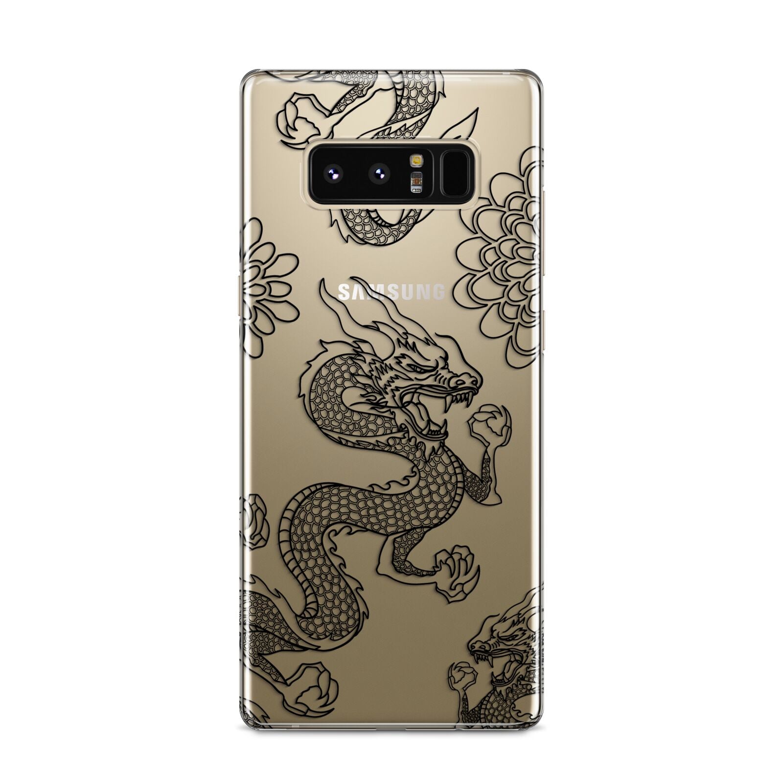 Black Dragon Samsung Galaxy S8 Case