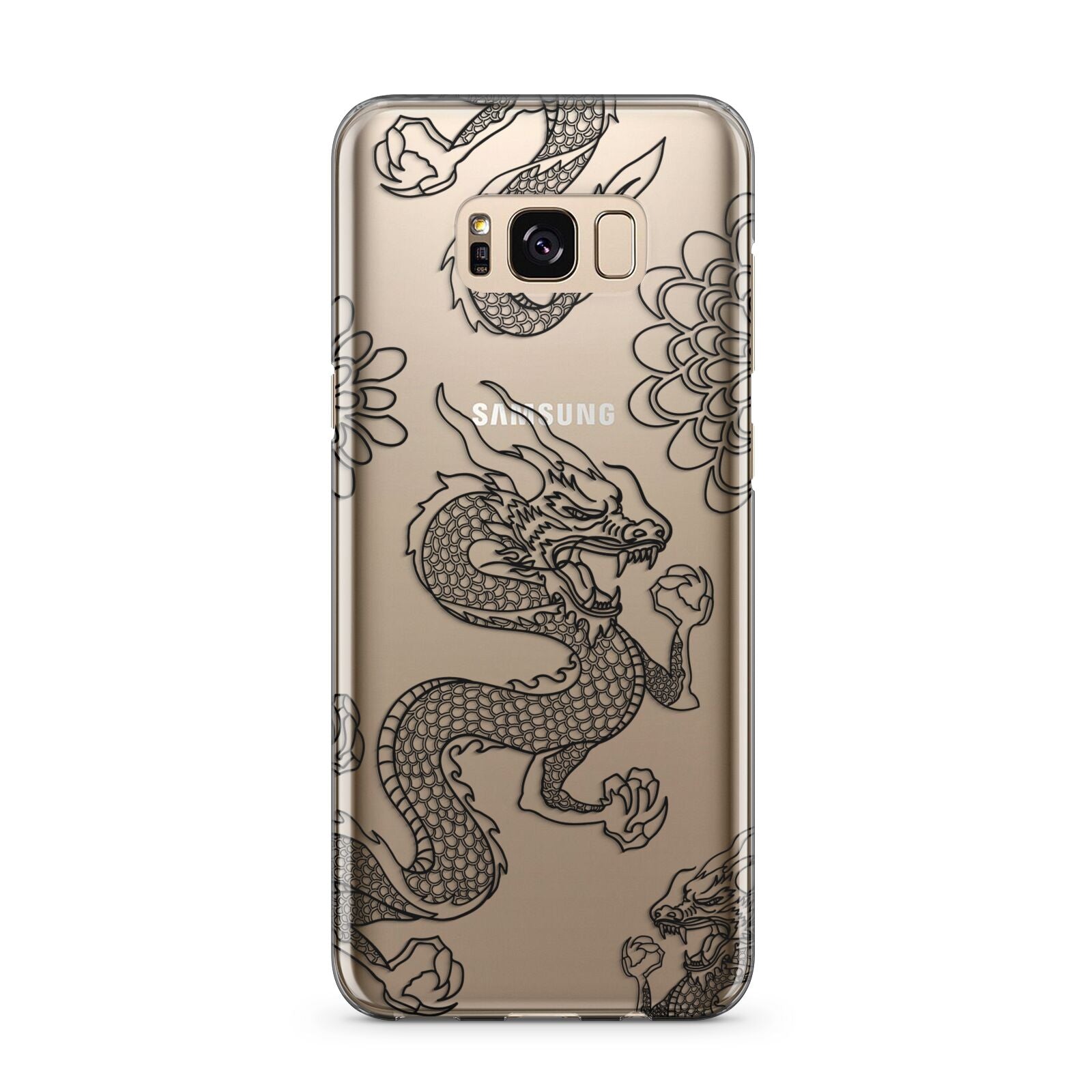 Black Dragon Samsung Galaxy S8 Plus Case