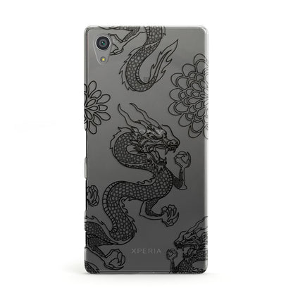 Black Dragon Sony Xperia Case