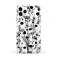 Black Floral Meadow iPhone 11 Pro 3D Tough Case