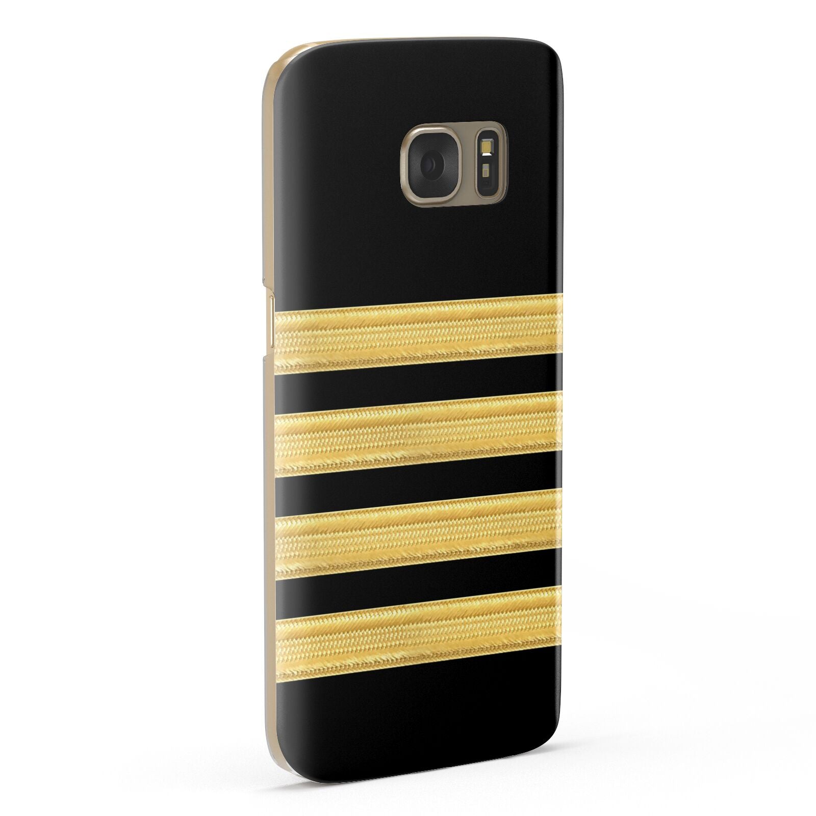 Black Gold Pilot Stripes Samsung Galaxy Case Fourty Five Degrees