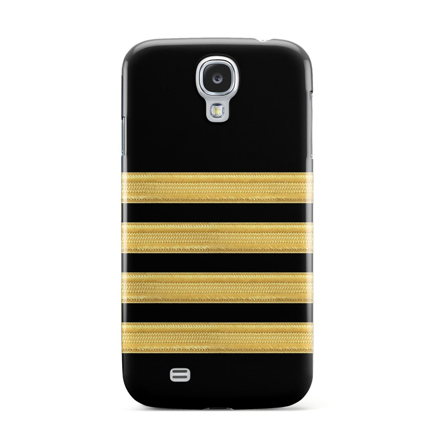 Black Gold Pilot Stripes Samsung Galaxy S4 Case