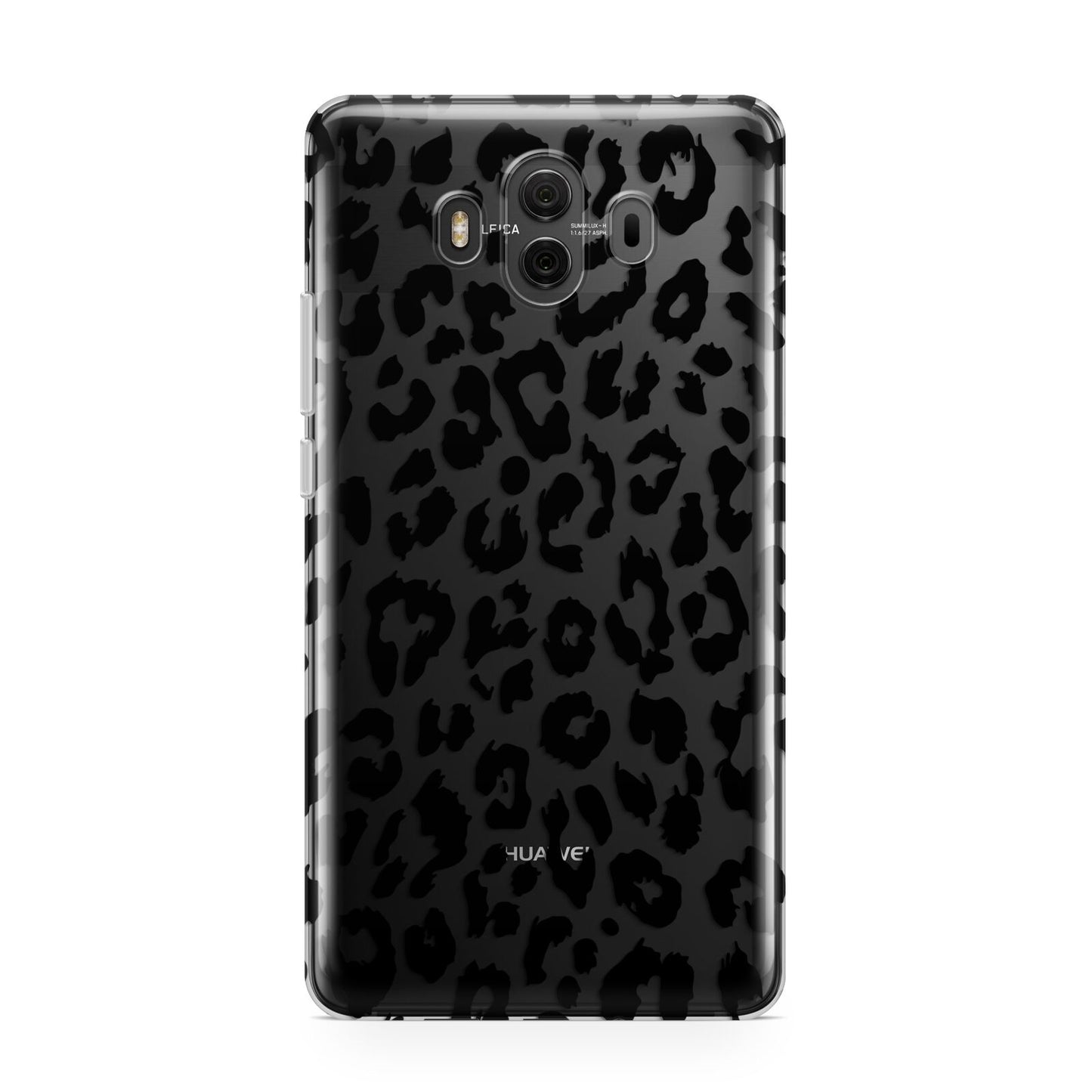 Black Leopard Print Huawei Mate 10 Protective Phone Case