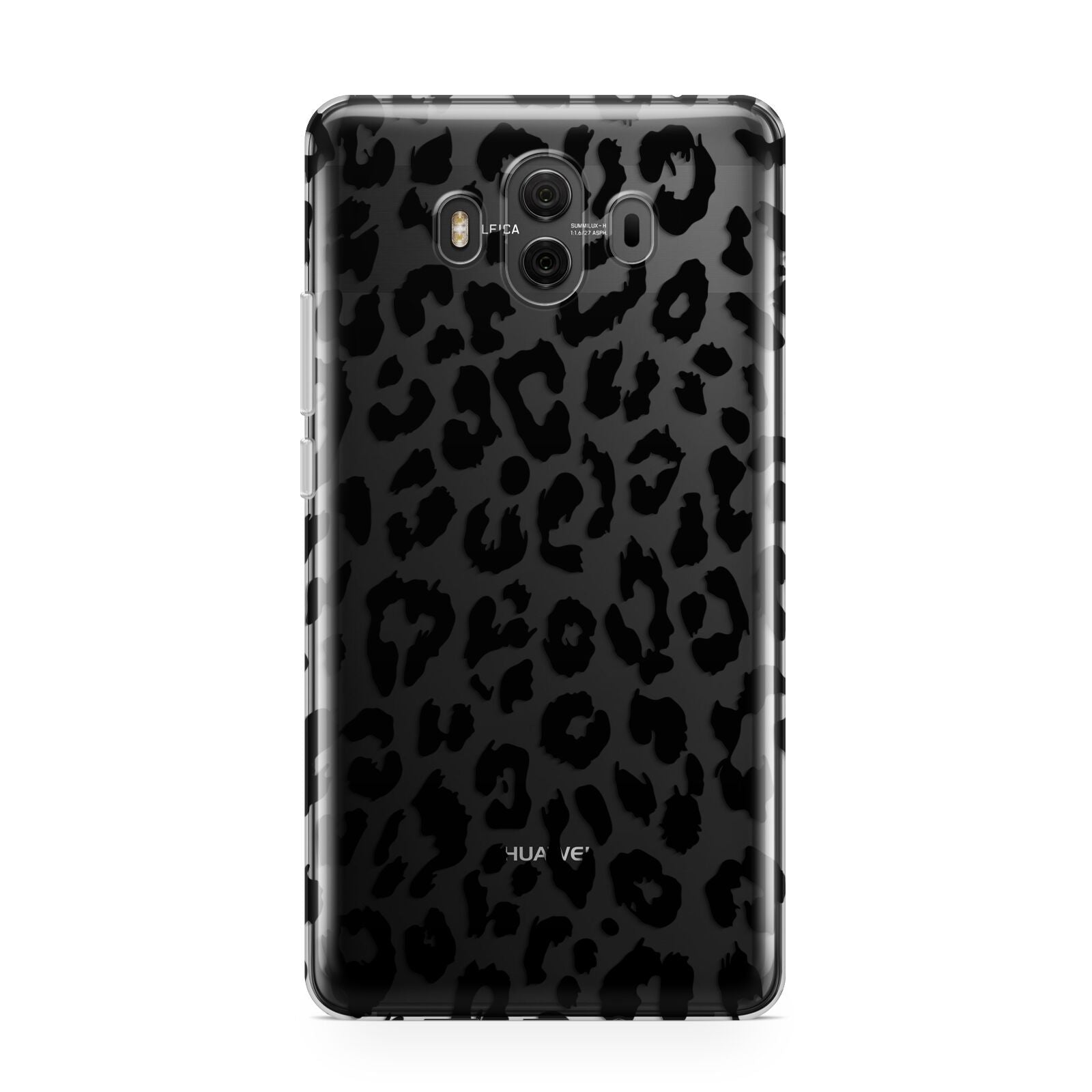 Black Leopard Print Huawei Mate 10 Protective Phone Case