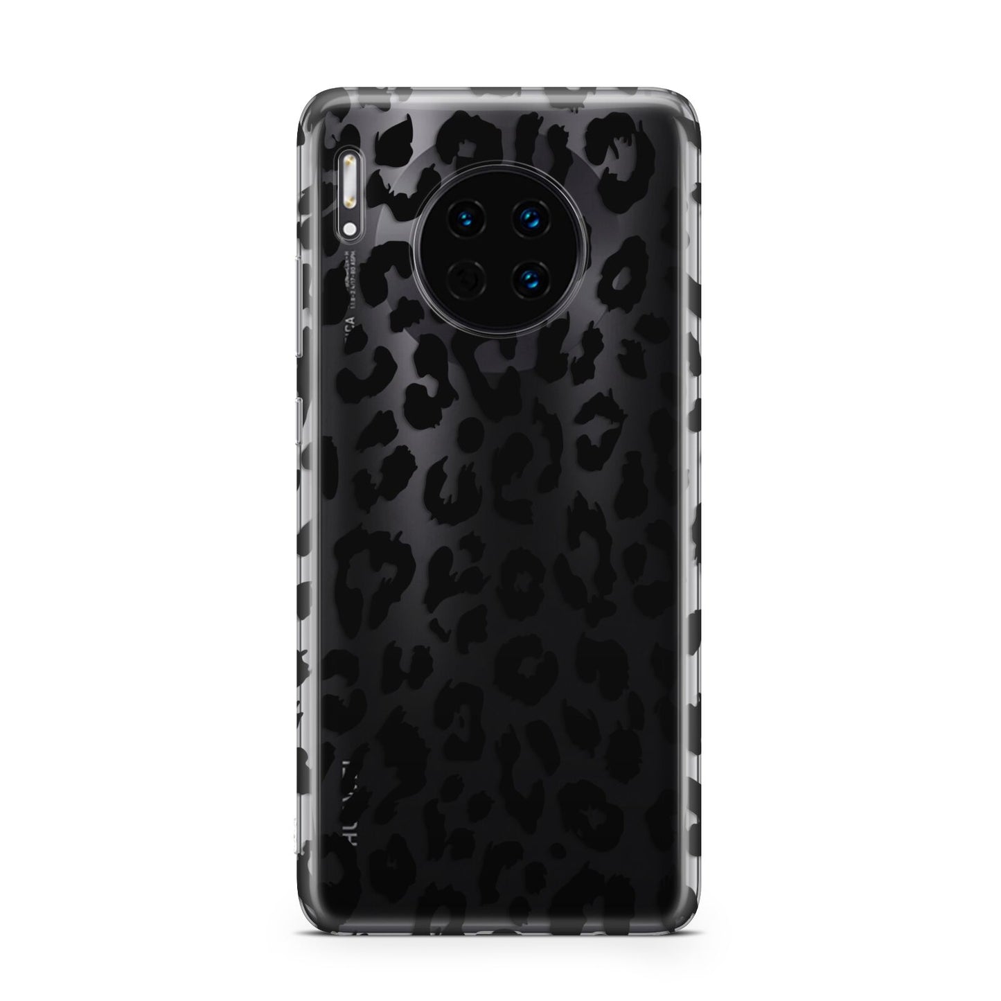 Black Leopard Print Huawei Mate 30