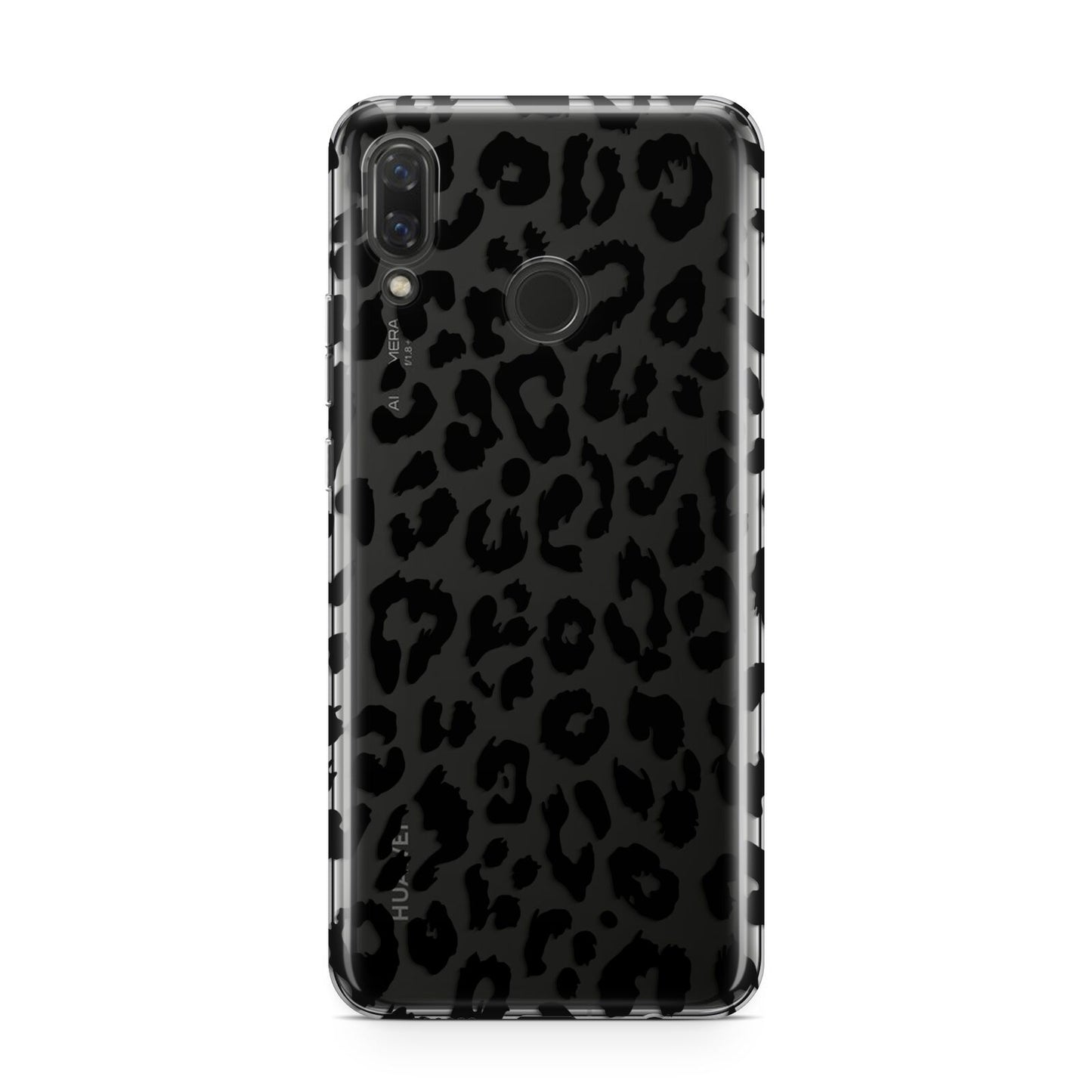 Black Leopard Print Huawei Nova 3 Phone Case