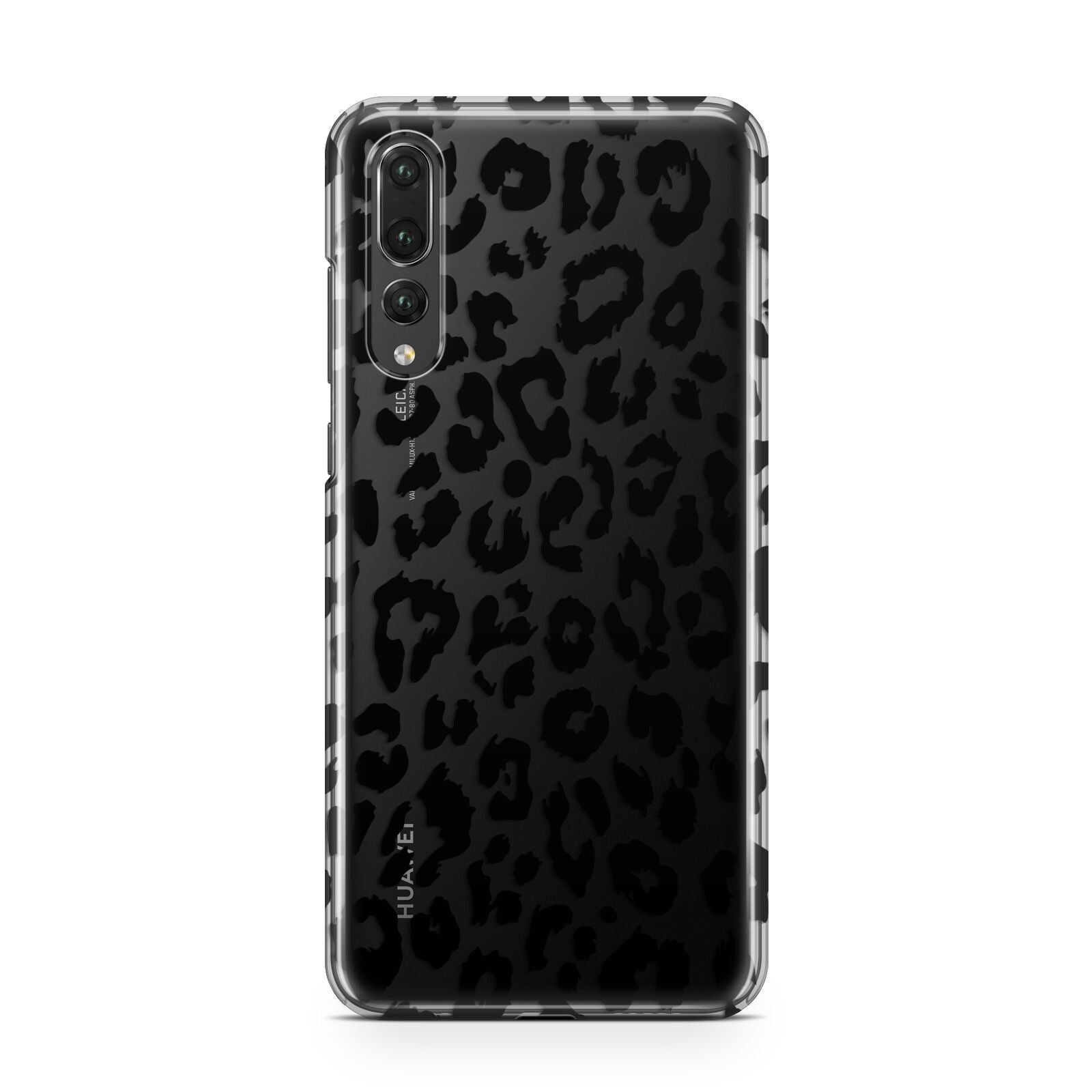 Black Leopard Print Huawei P20 Pro Phone Case