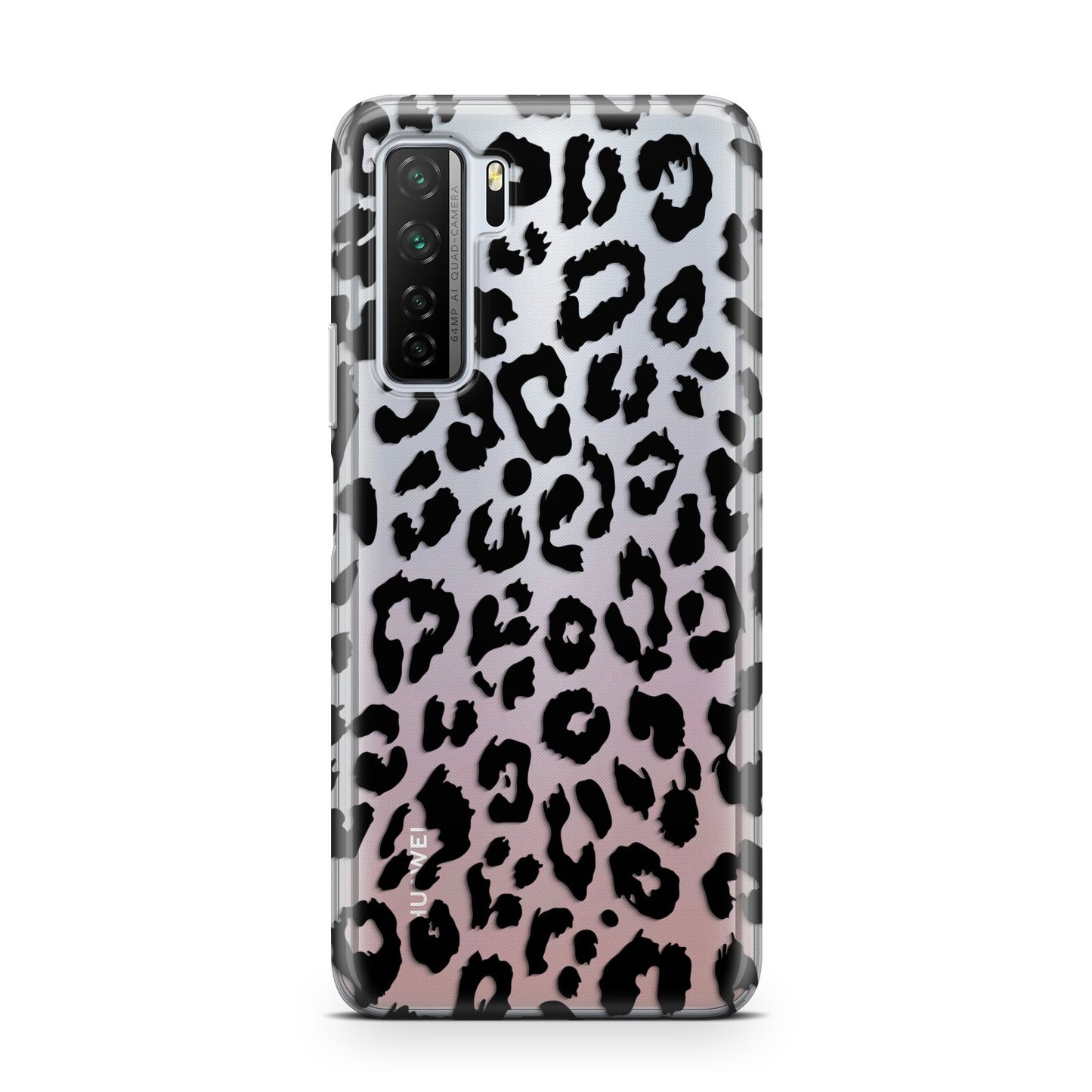 Black Leopard Print Huawei P40 Lite 5G Phone Case