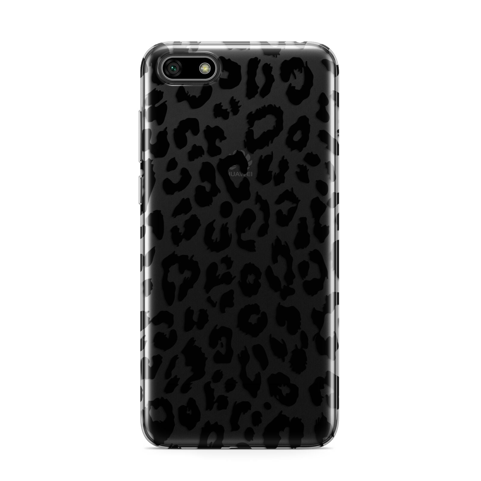 Black Leopard Print Huawei Y5 Prime 2018 Phone Case