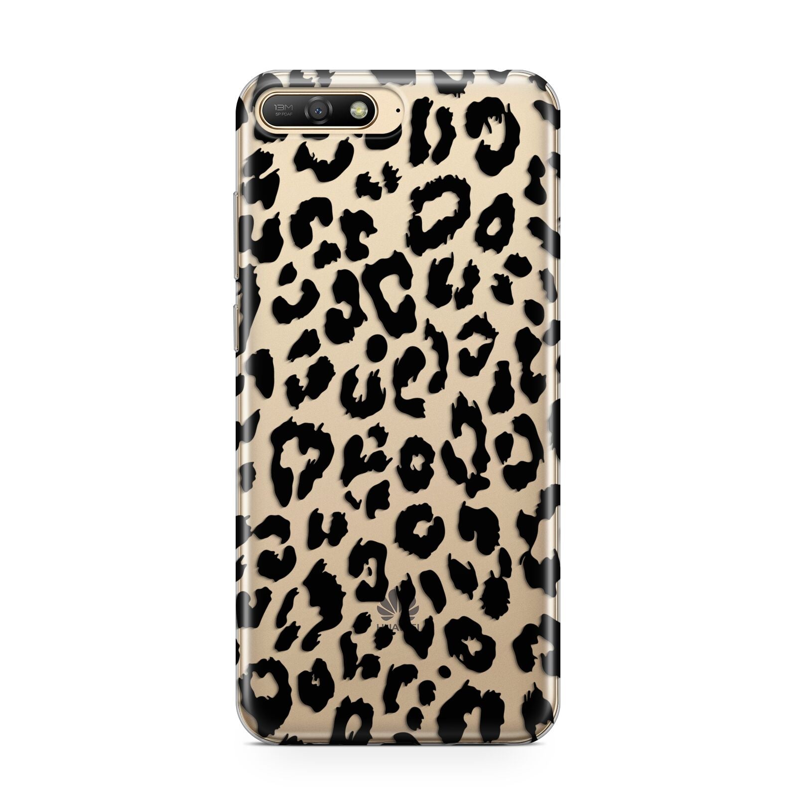 Black Leopard Print Huawei Y6 2018