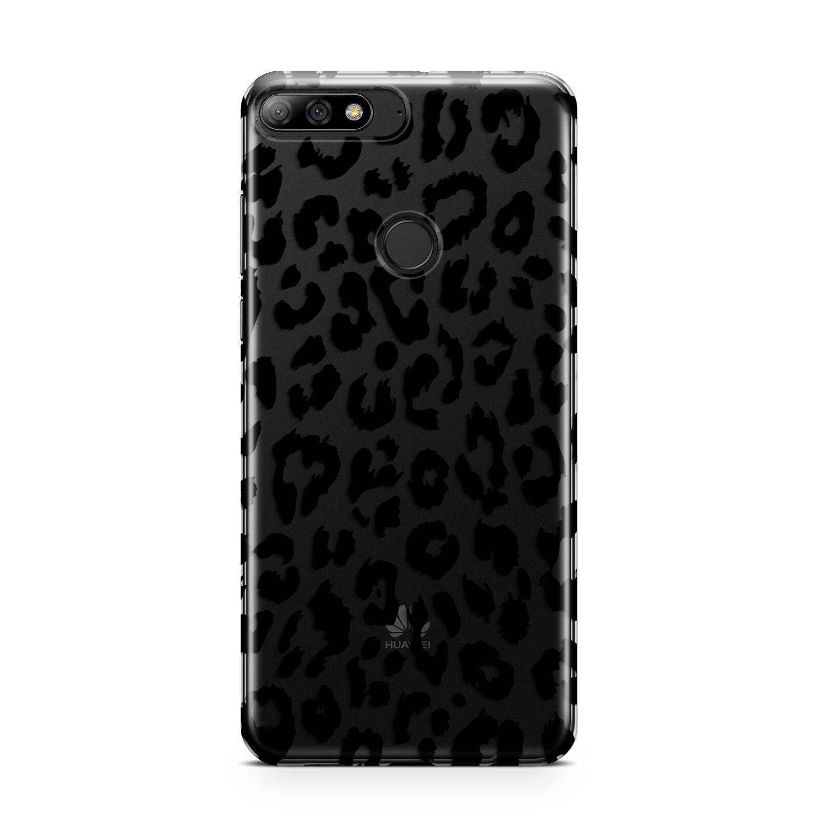 Black Leopard Print Huawei Y7 2018