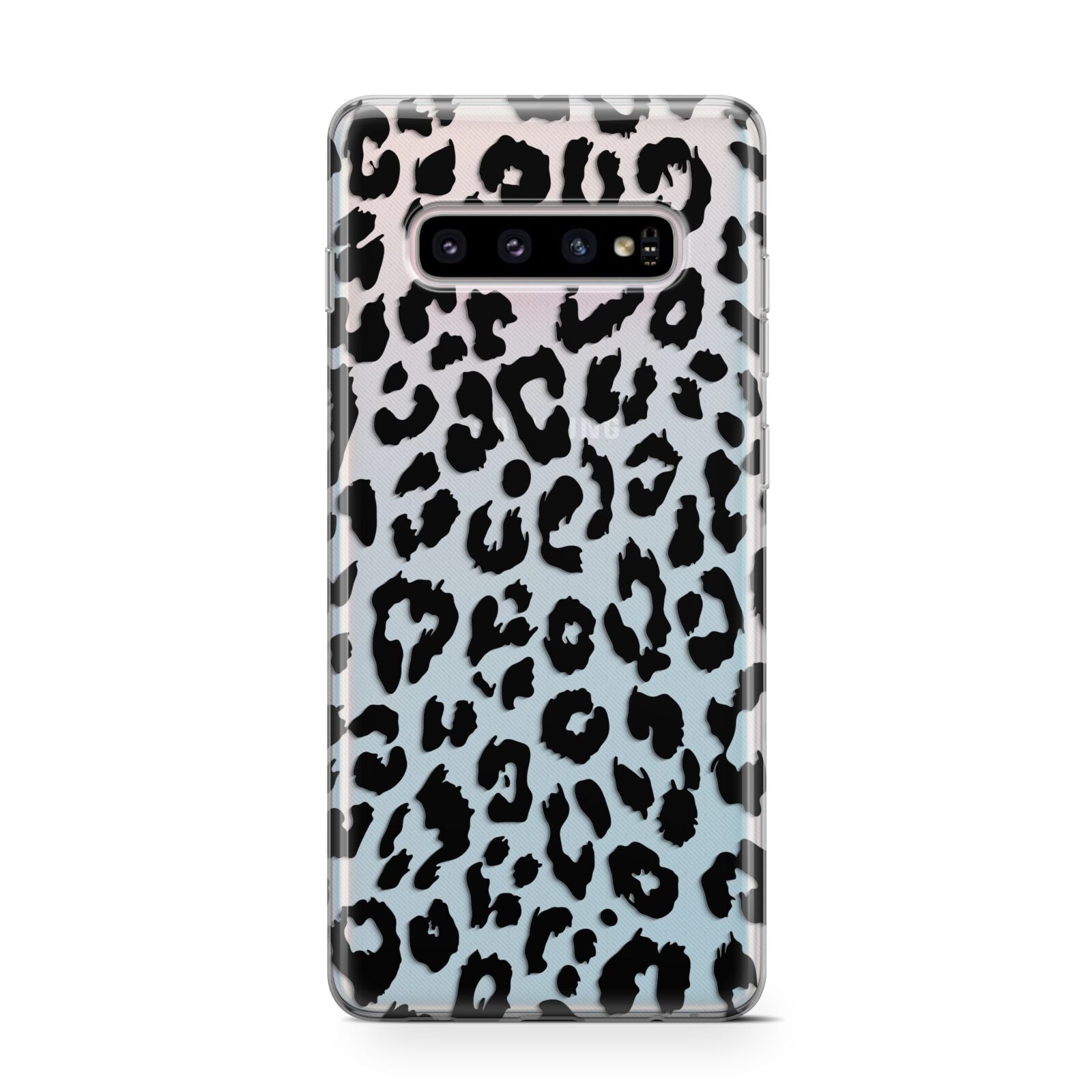 Black Leopard Print Protective Samsung Galaxy Case