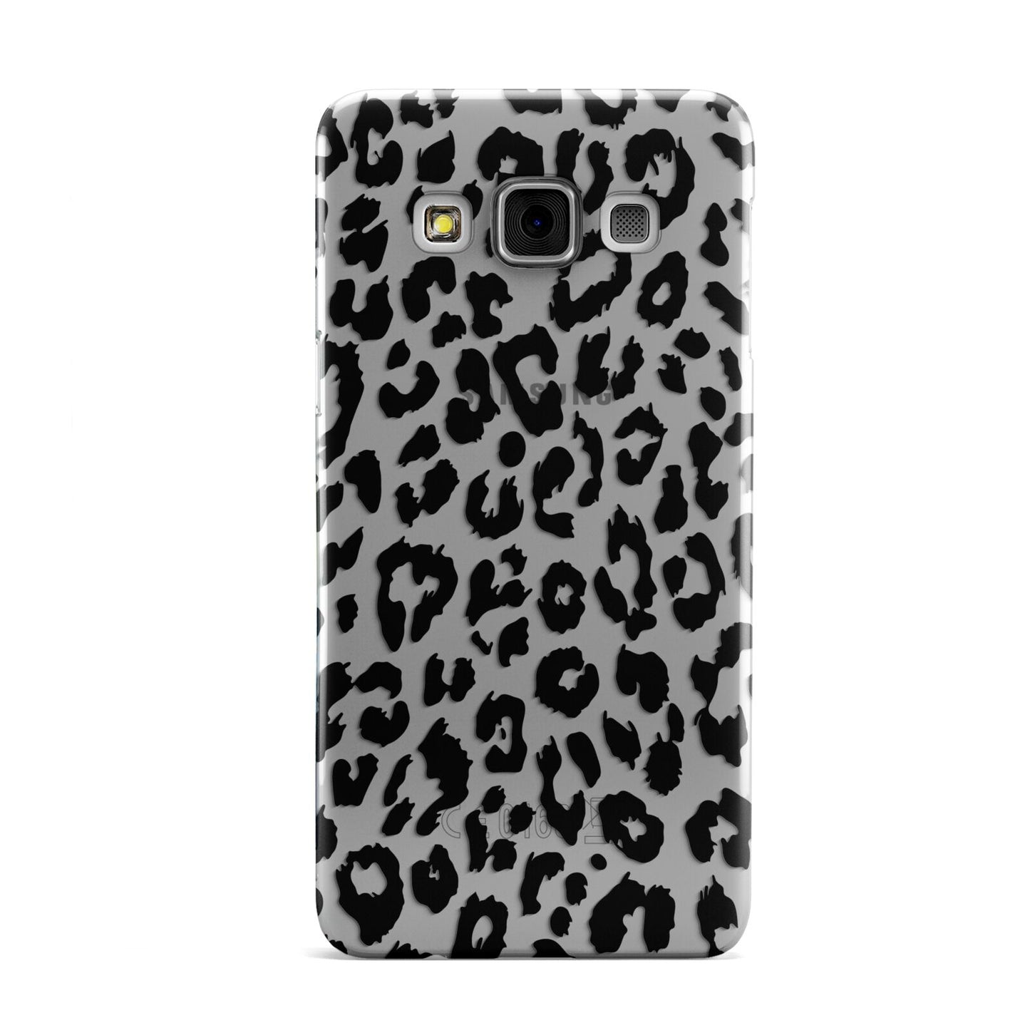 Black Leopard Print Samsung Galaxy A3 Case