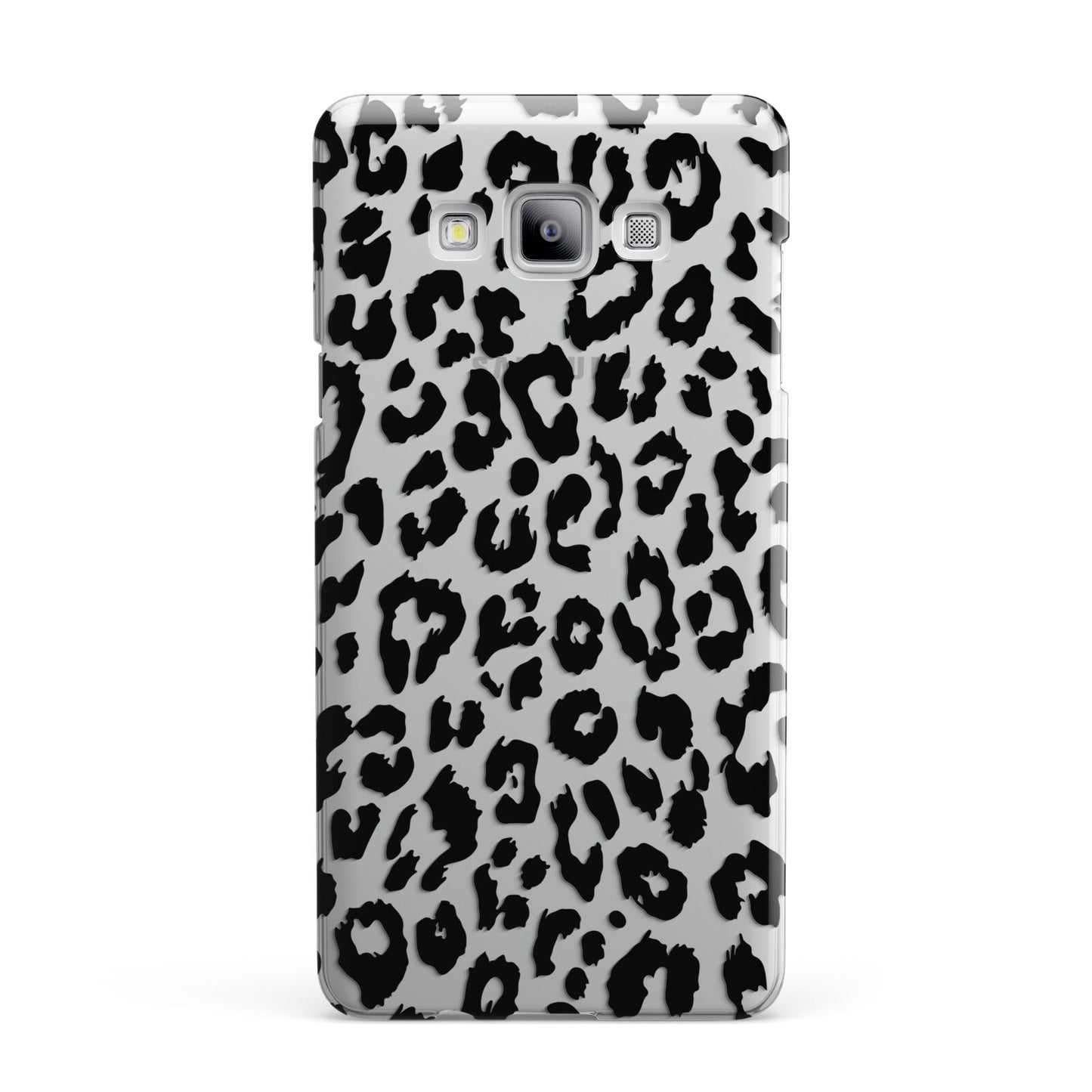 Black Leopard Print Samsung Galaxy A7 2015 Case