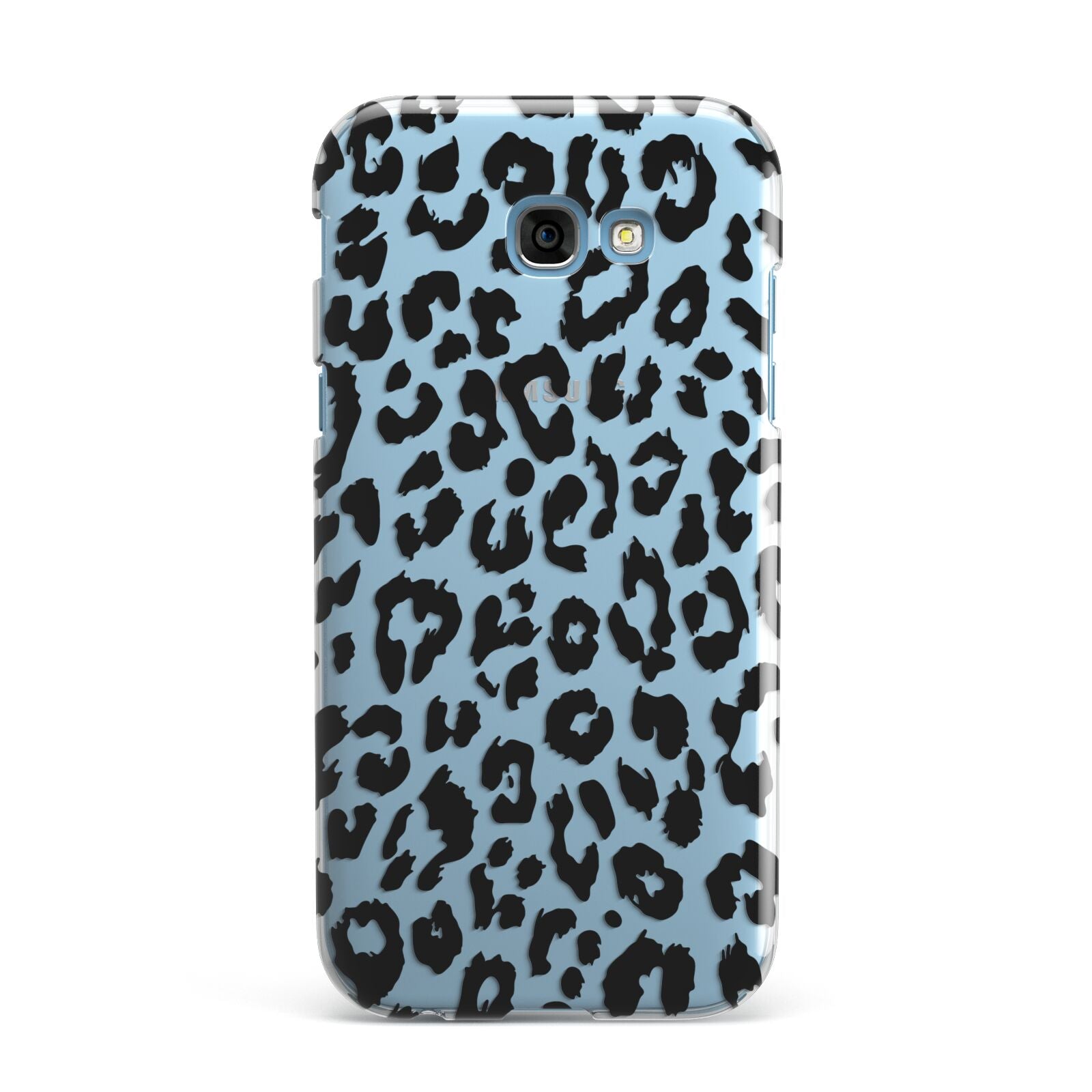 Black Leopard Print Samsung Galaxy A7 2017 Case